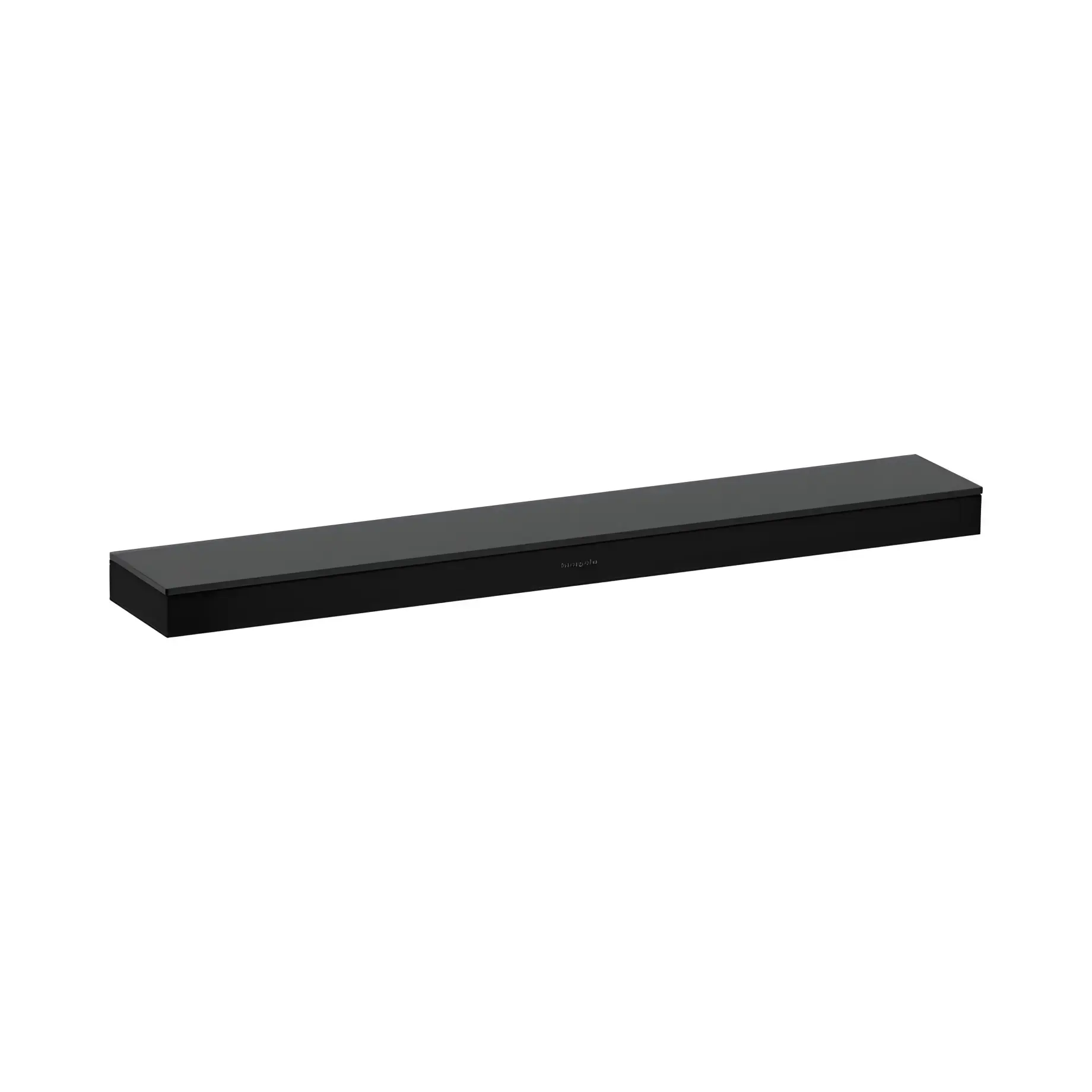 Полиця Rainfinity Hansgrohe 26844670 Matt Black — вид на білому тлі