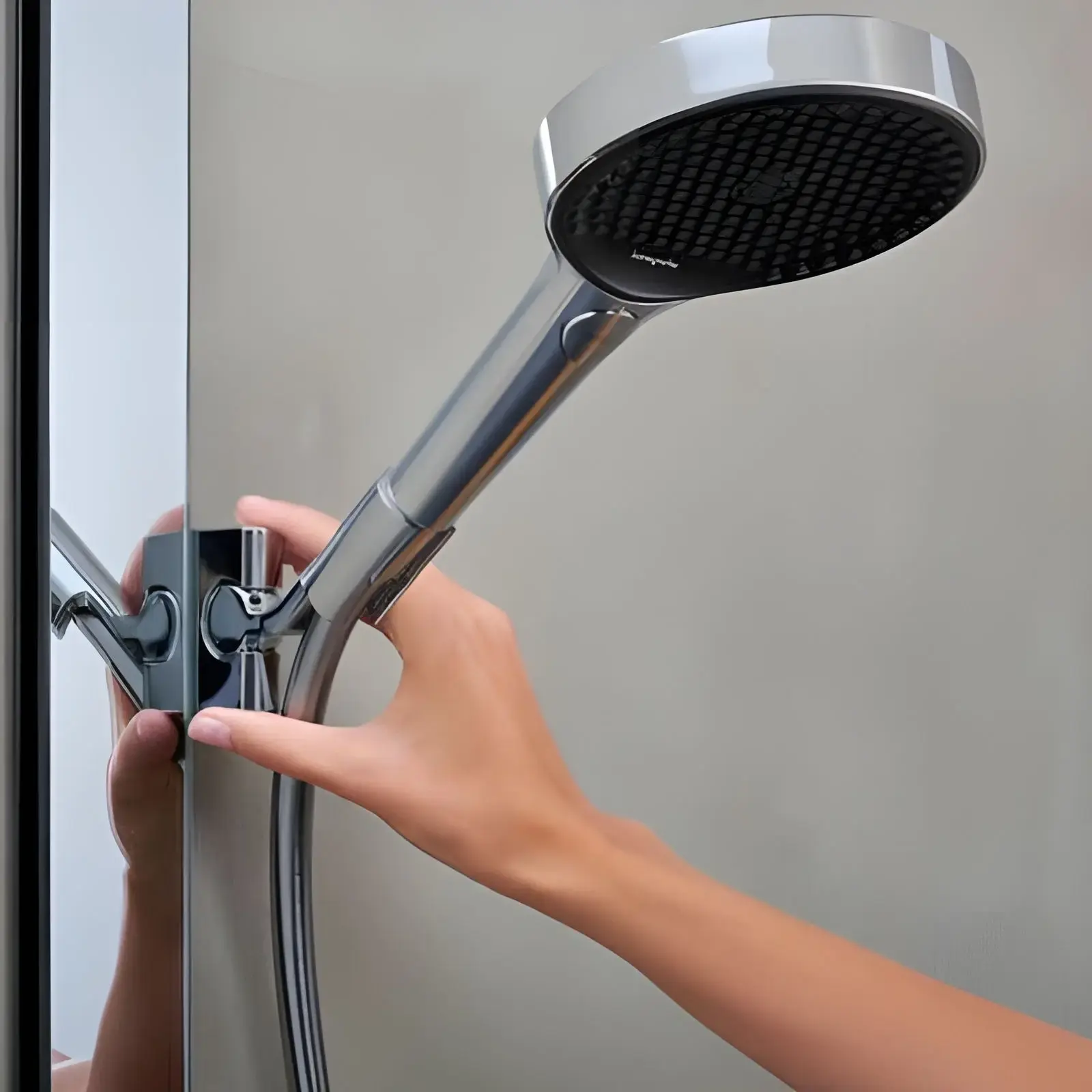Душова система з термостатом Rainfinity Hansgrohe 26853000 Chrome — вид всередину