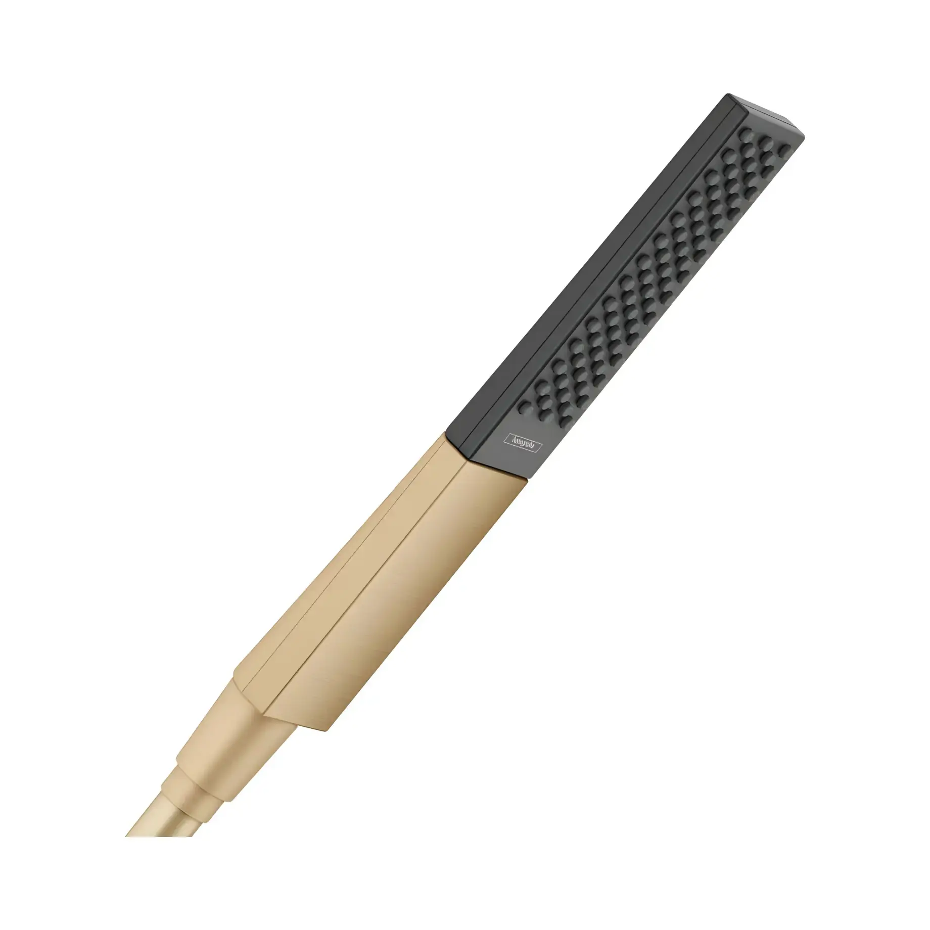 Ручний душ 1jet Rainfinity Hansgrohe 26867140 Brushed Bronze — вид на білому тлі