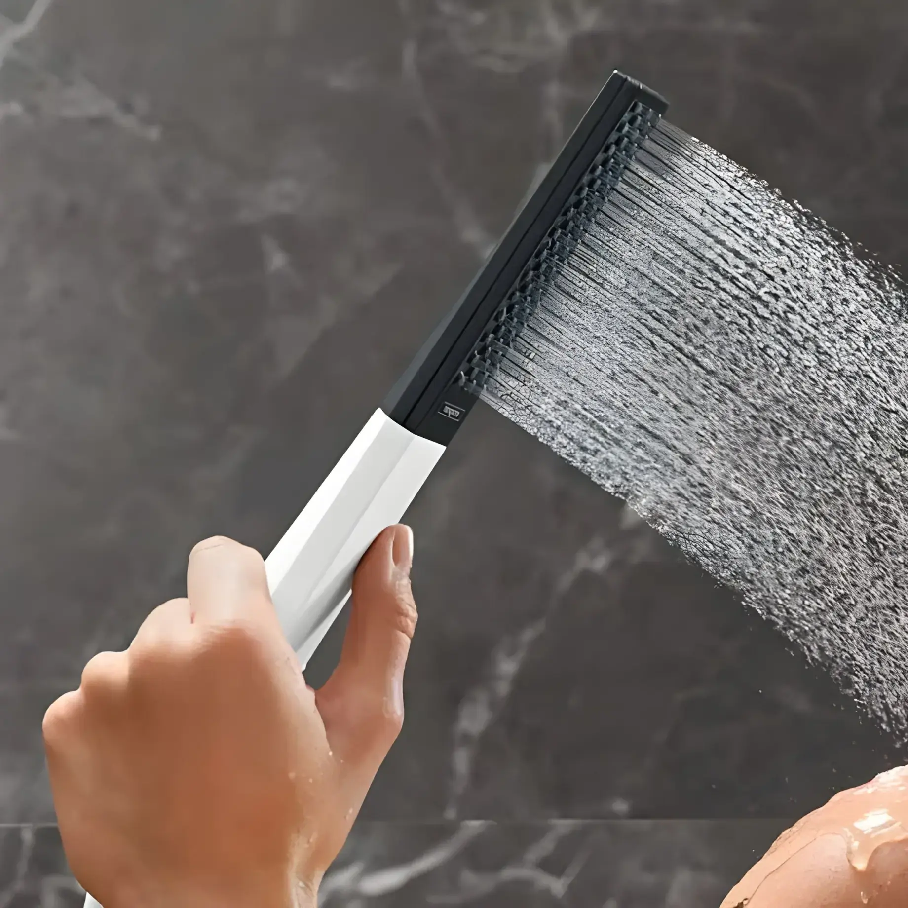 Ручний душ 1jet Rainfinity Hansgrohe 26867700 White Matt — вид згори