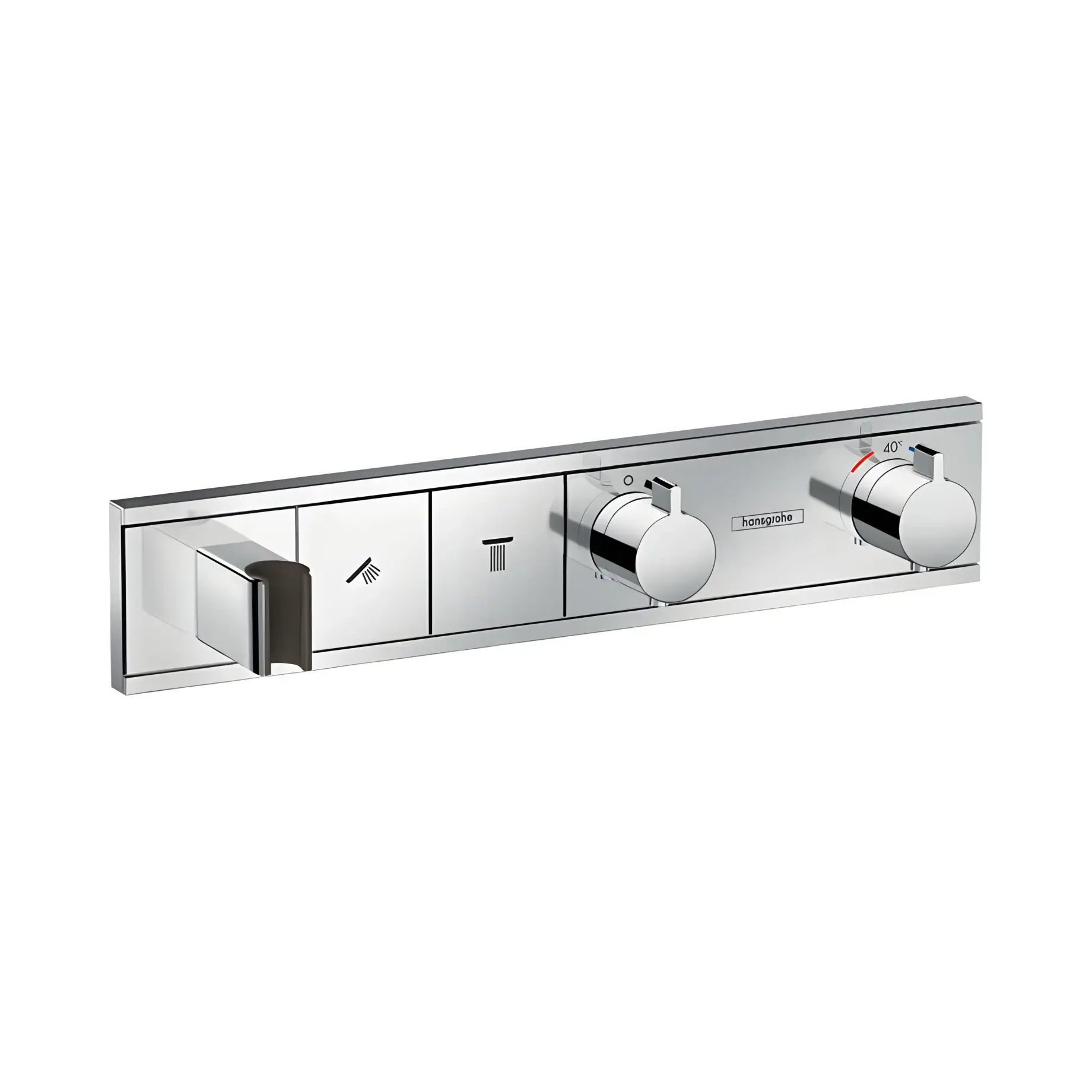 Термостат для душу RainSelect Hansgrohe 15355000 Chrome — вид на білому тлі