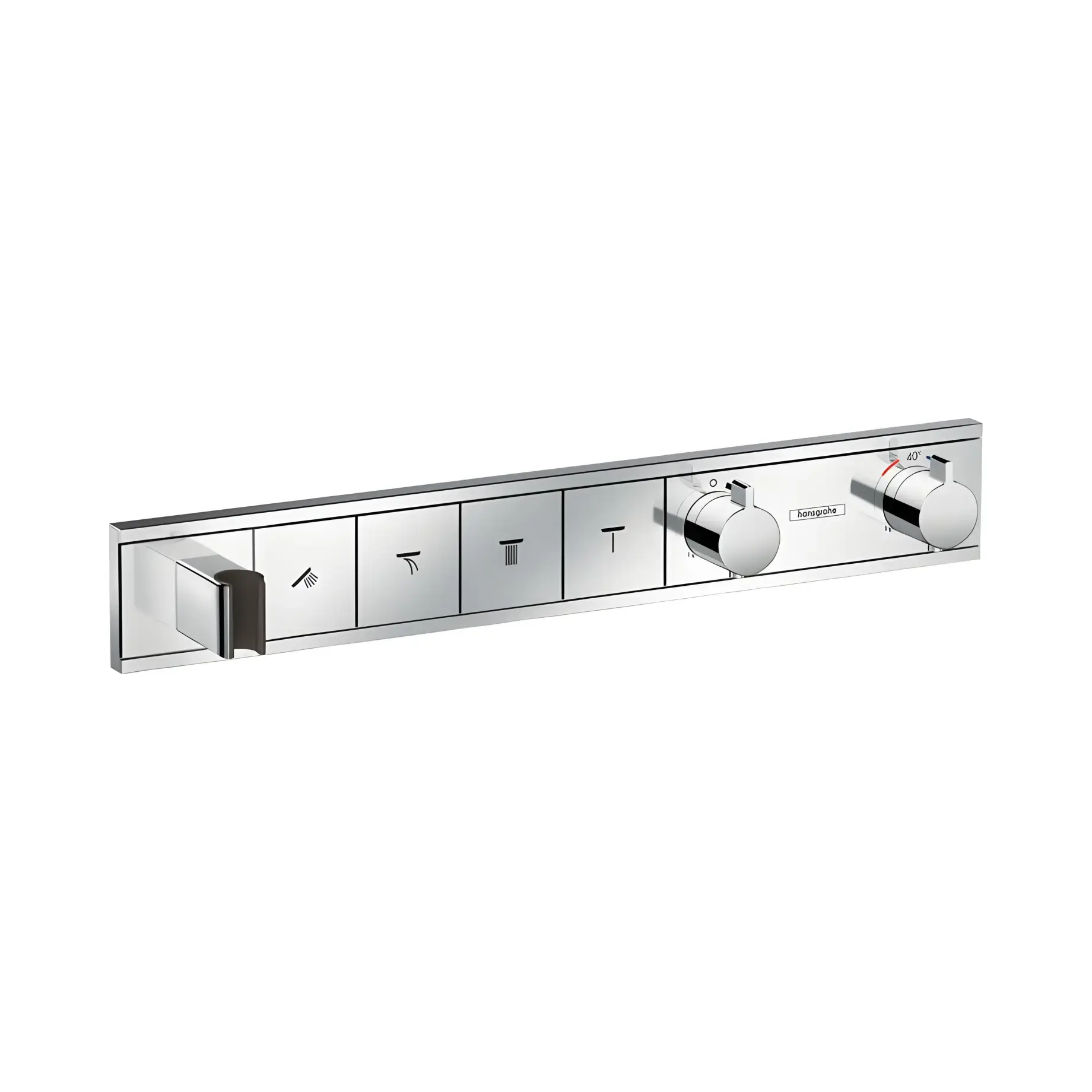 Термостат для душу RainSelect Hansgrohe 15357000 Chrome — вид на білому тлі