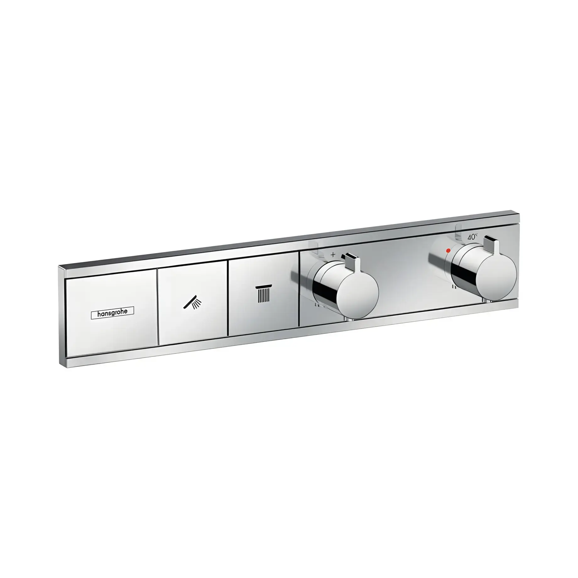 Термостат для душу RainSelect Hansgrohe 15380000 Chrome — вид на білому тлі