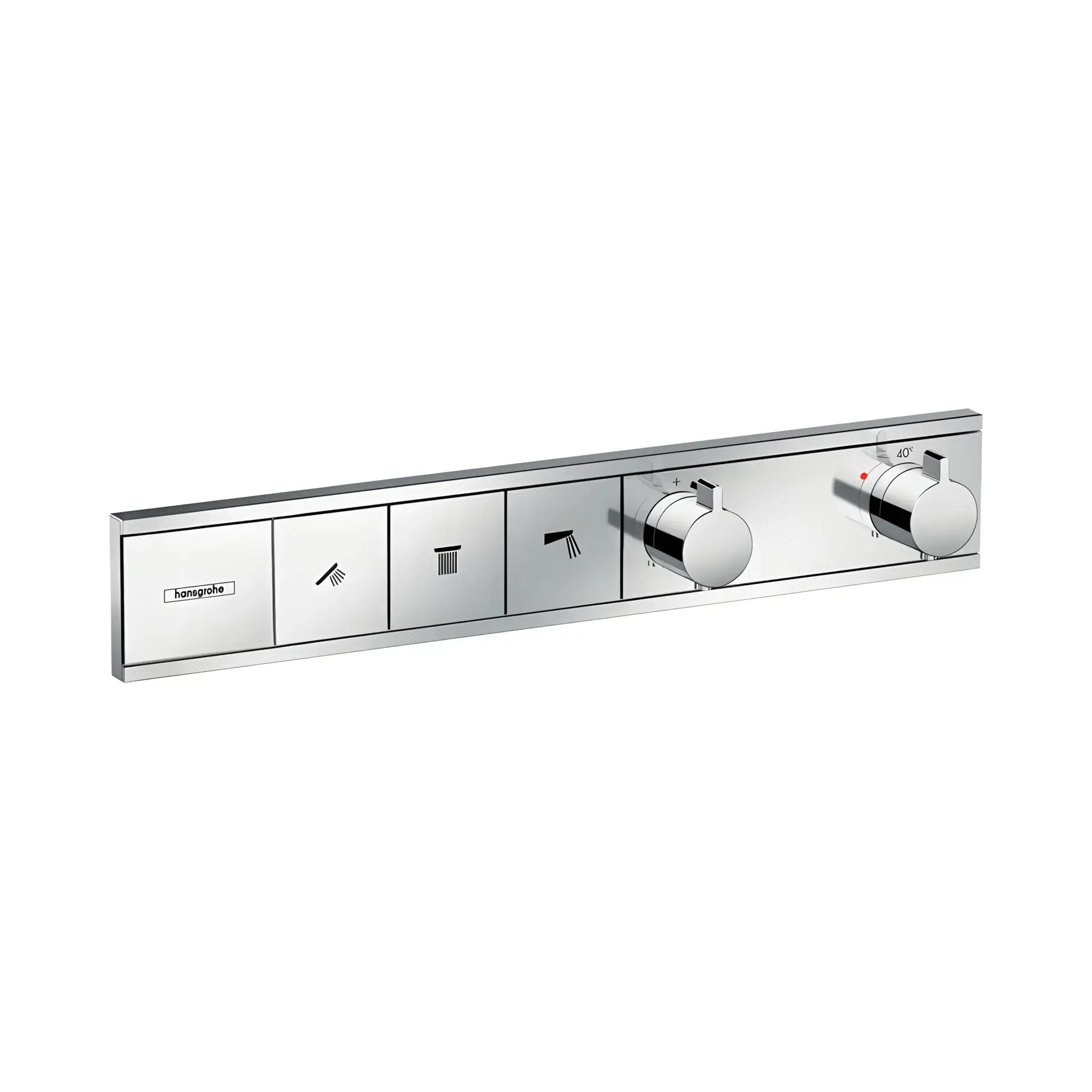 Термостат для душу RainSelect Hansgrohe 15381000 Chrome — вид на білому тлі