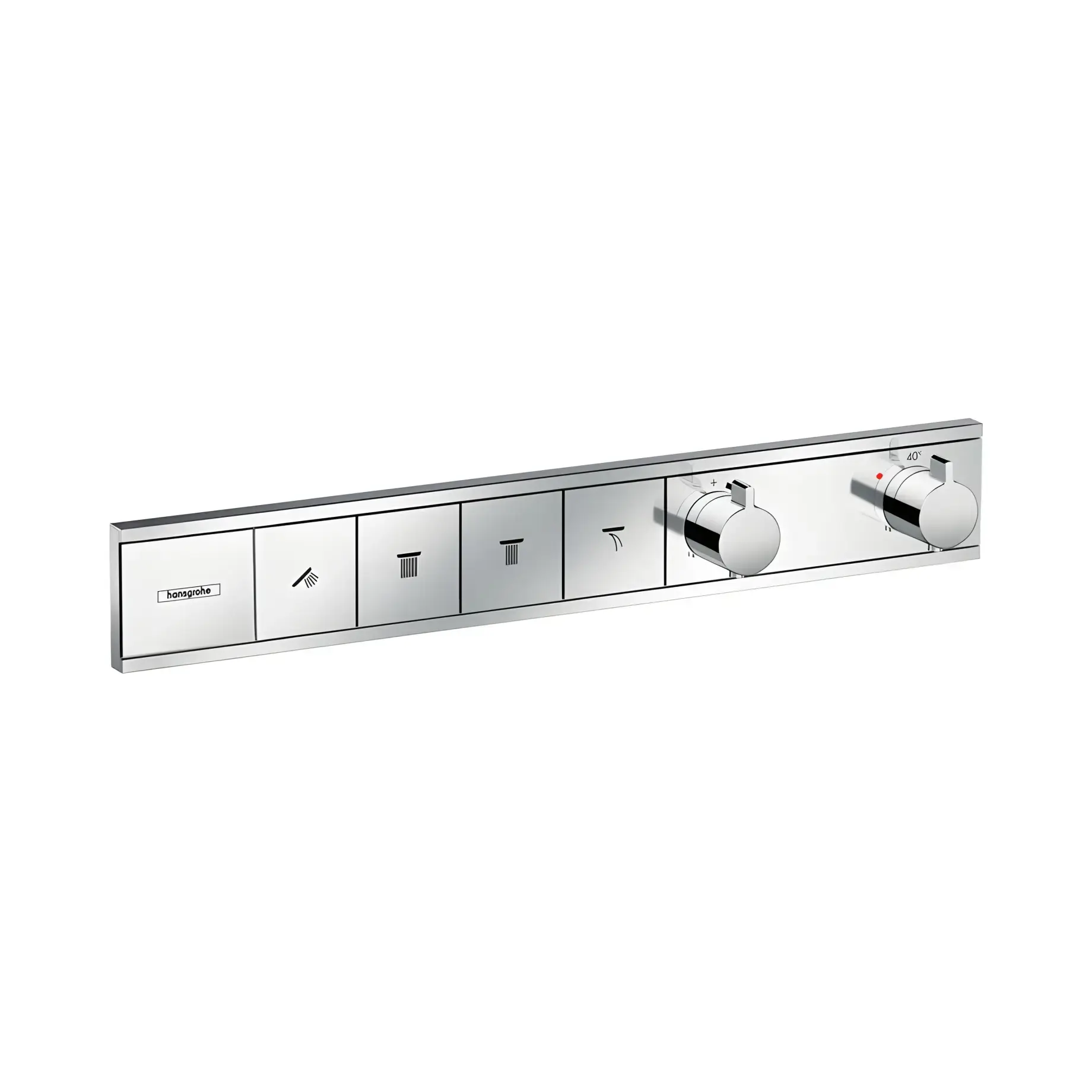 Термостат для душу RainSelect Hansgrohe 15382000 Chrome — вид на білому тлі