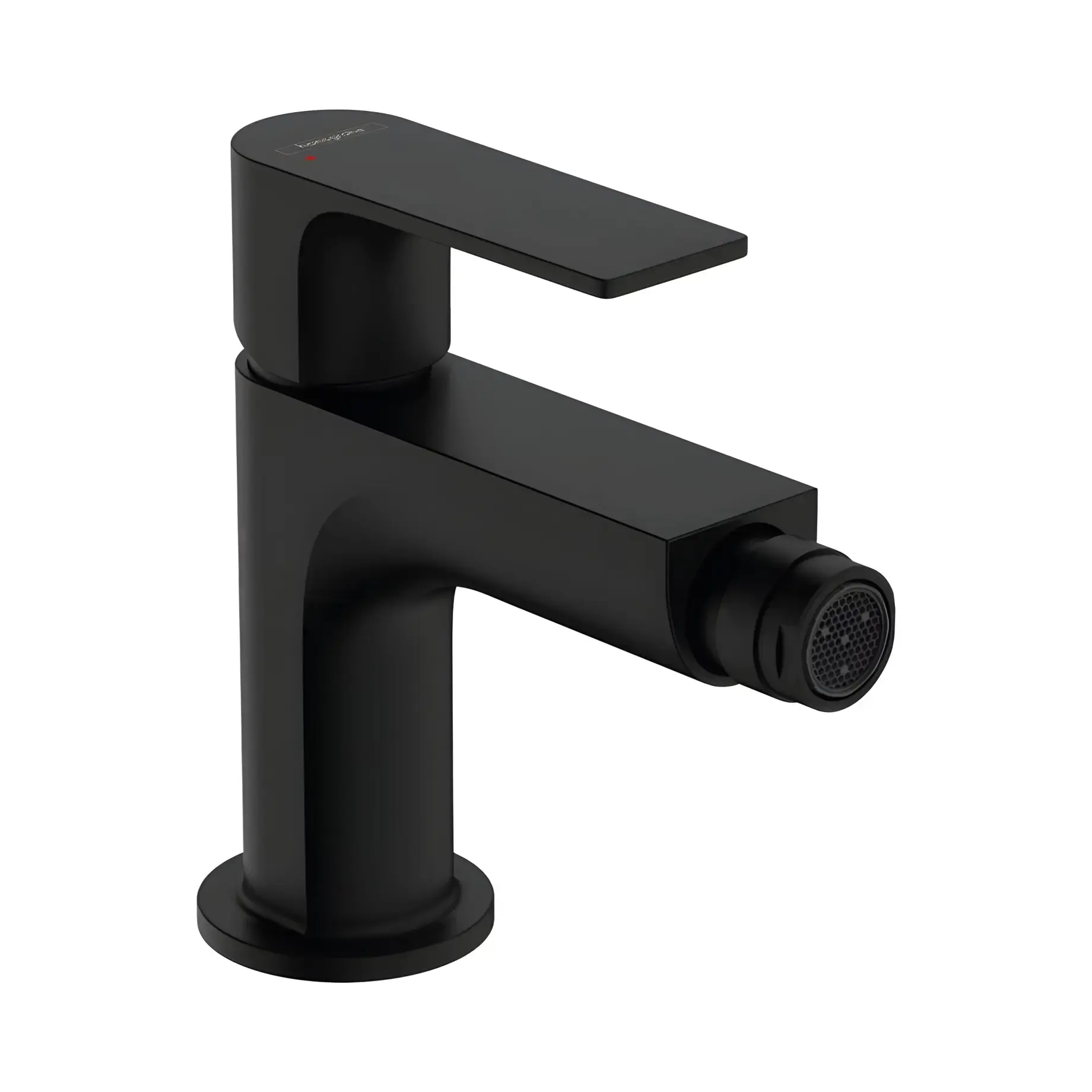 Змішувач для біде Rebris E Hansgrohe 72213670 Matt Black — вид на білому тлі
