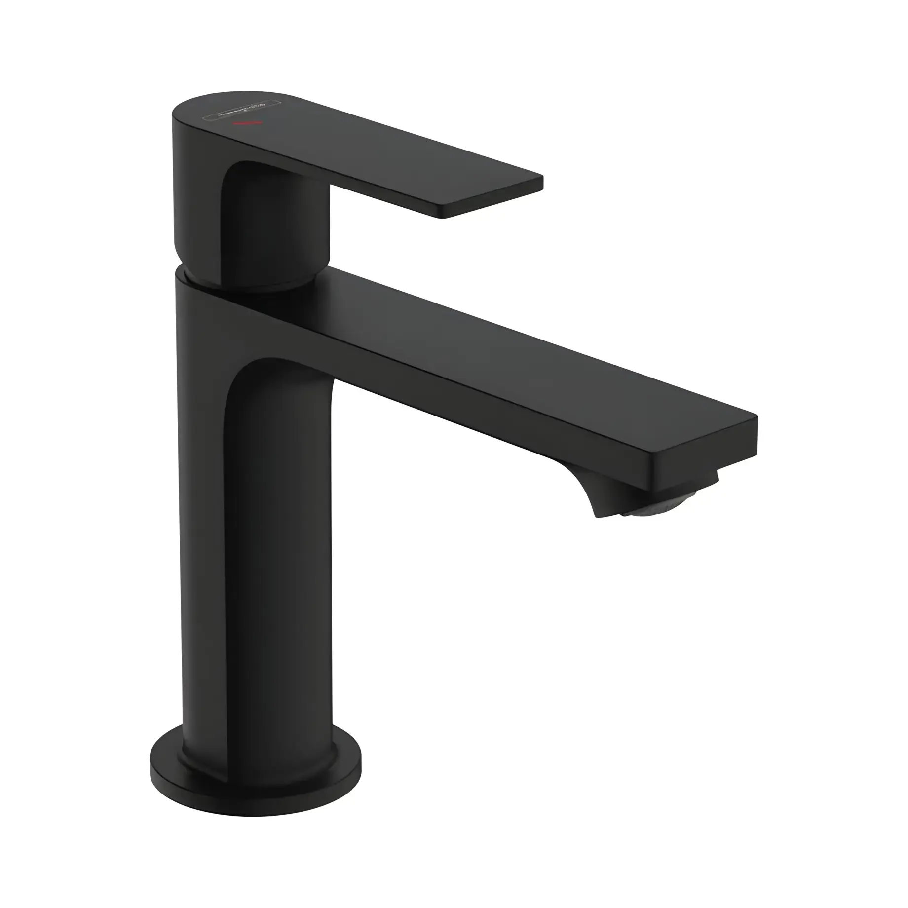 Змішувач для раковини Rebris E Hansgrohe 72560670 Matt Black — вид на білому тлі
