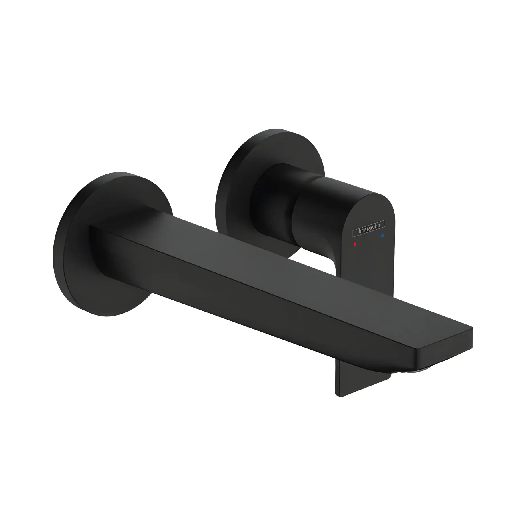 Змішувач для раковини Rebris E Hansgrohe 72568670 Matt Black — вид на білому тлі