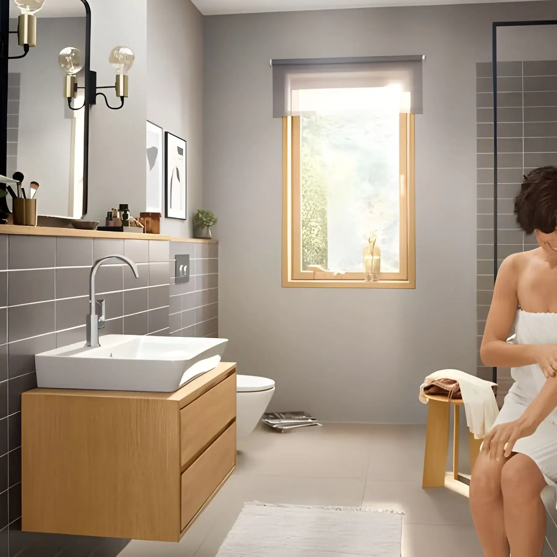 Змішувач для раковини Rebris E Hansgrohe 72576000 Chrome — вид спереду