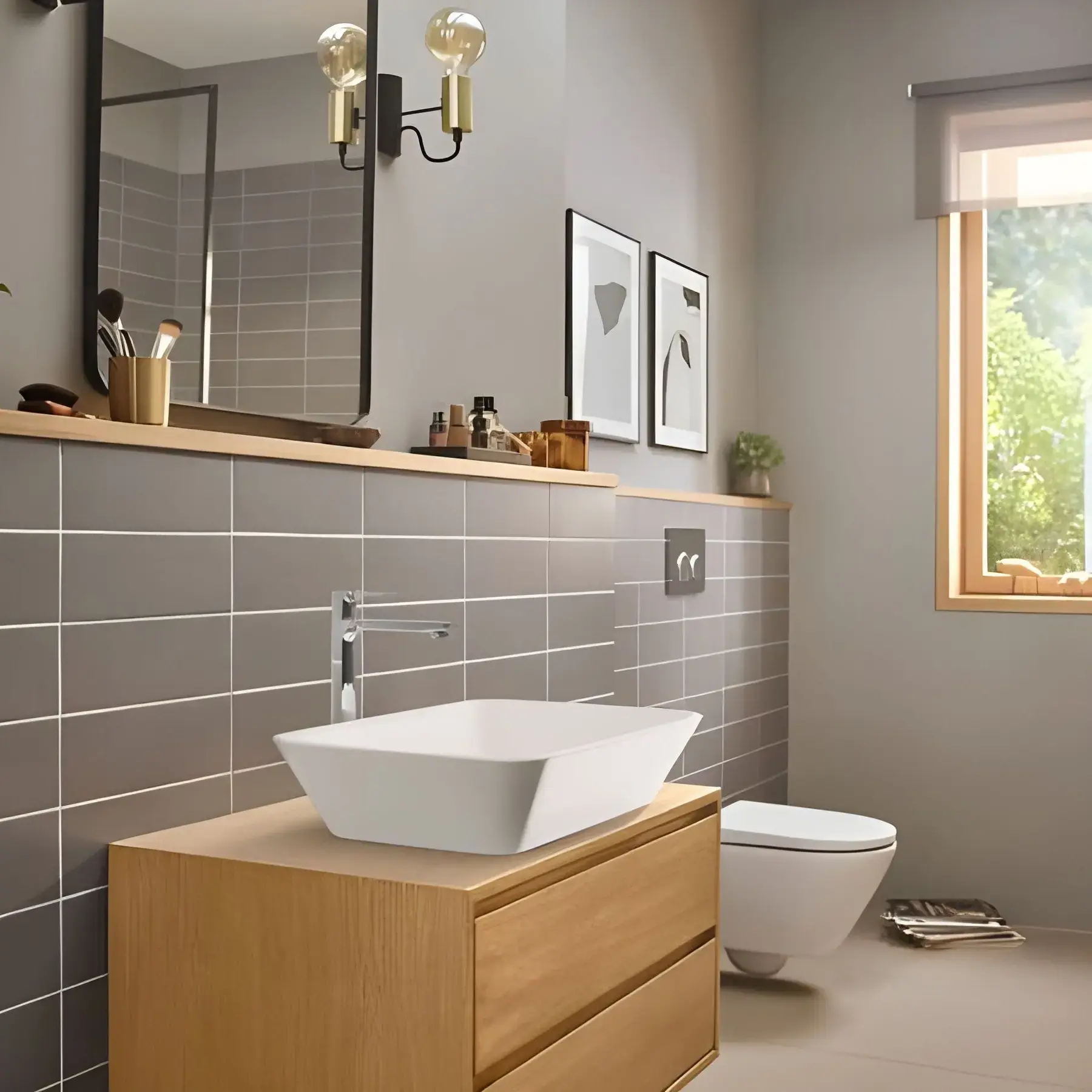 Змішувач для раковини Rebris E Hansgrohe 72581000 Chrome — вид спереду