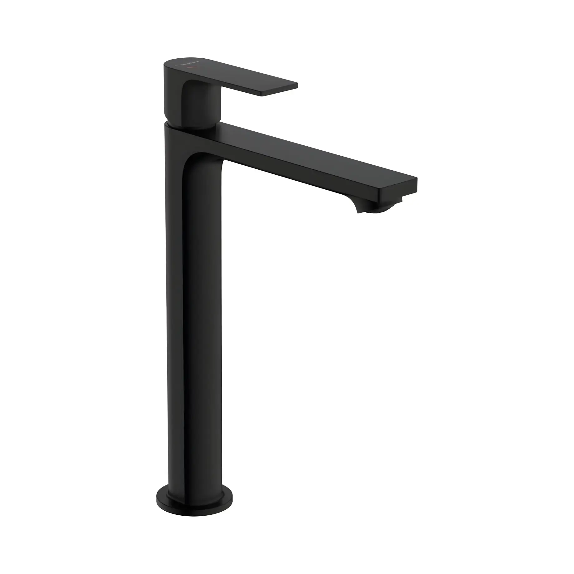 Змішувач для раковини Rebris E Hansgrohe 72581670 Matt Black — вид на білому тлі