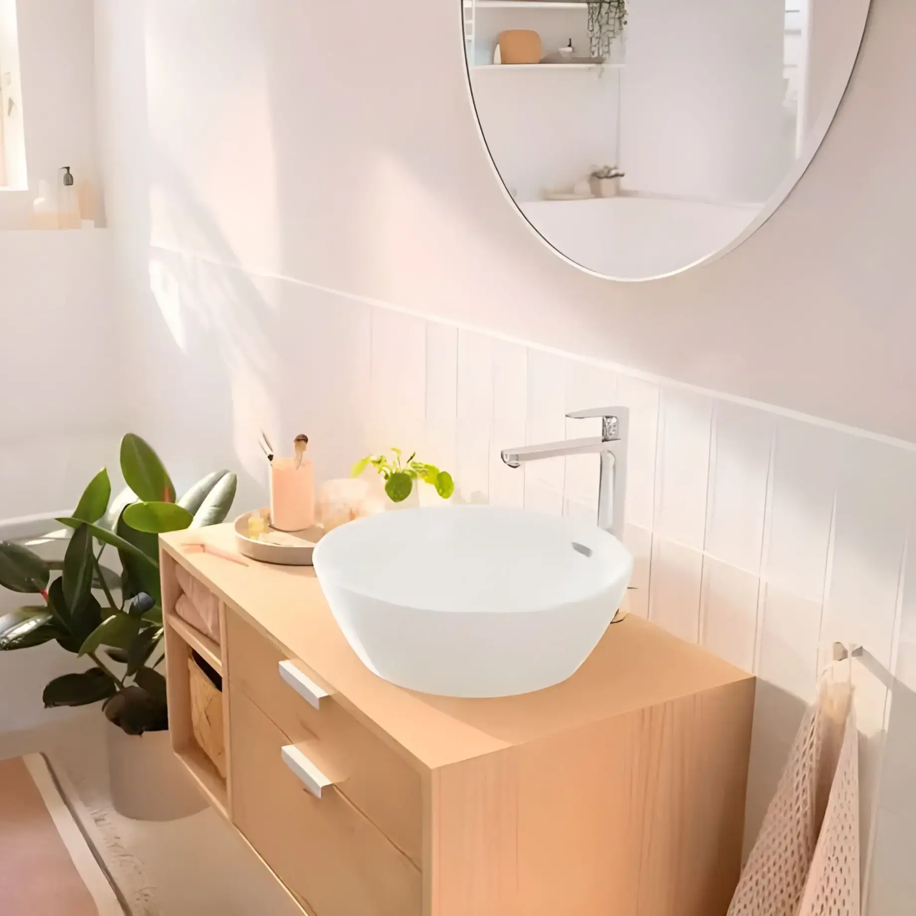 Змішувач для раковини Rebris S Hansgrohe 72590000 Chrome — вид спереду