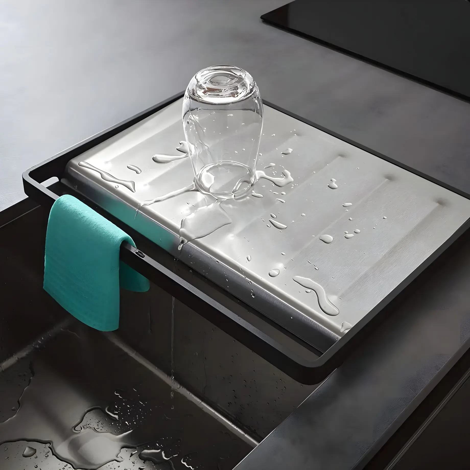 Сушка кухонна F17 мобільна Виробник 40962800 Stainless Steel — вид спереду