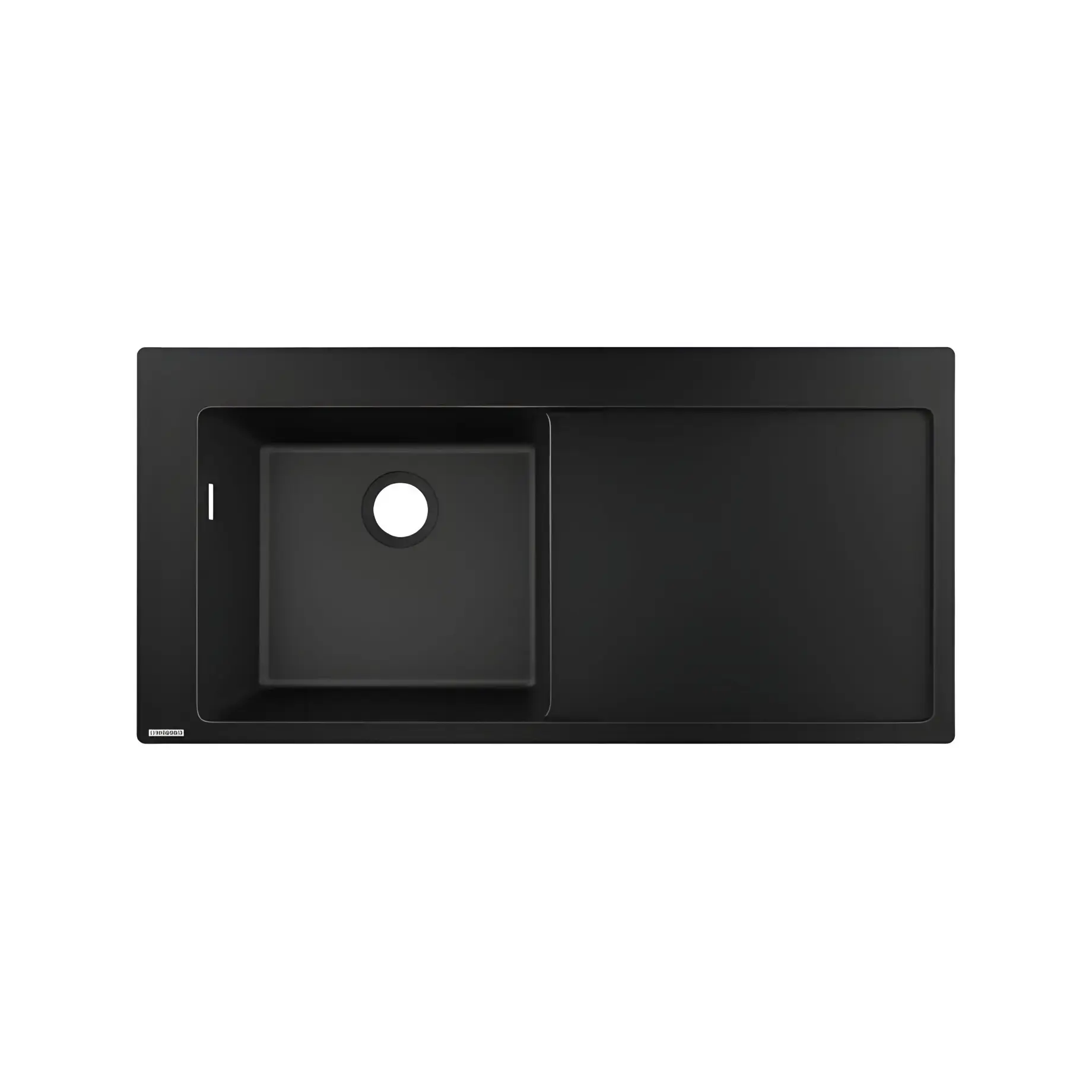 Кухонна мийка S51 S5110-F450 Hansgrohe 43330170 Graphite Black — вид на білому тлі