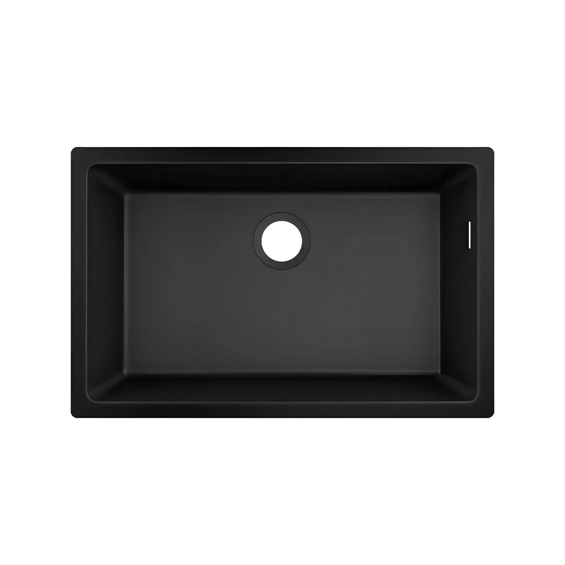 Кухонна мийка S51 S510-U660 Hansgrohe 43432170 Graphite Black — вид на білому тлі