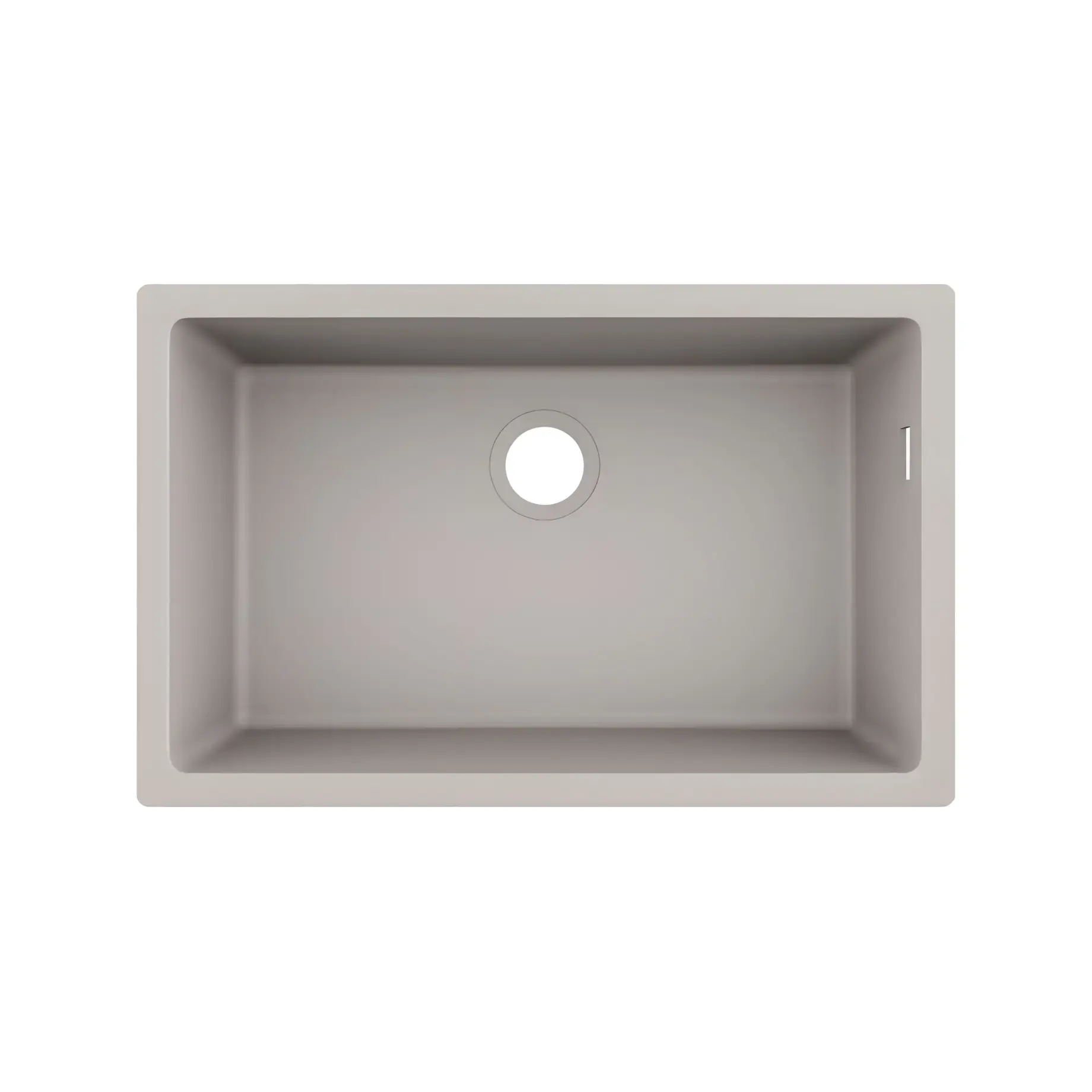 Кухонна мийка S51 S510-U660 Hansgrohe 43432380 Concrete Grey — вид на білому тлі
