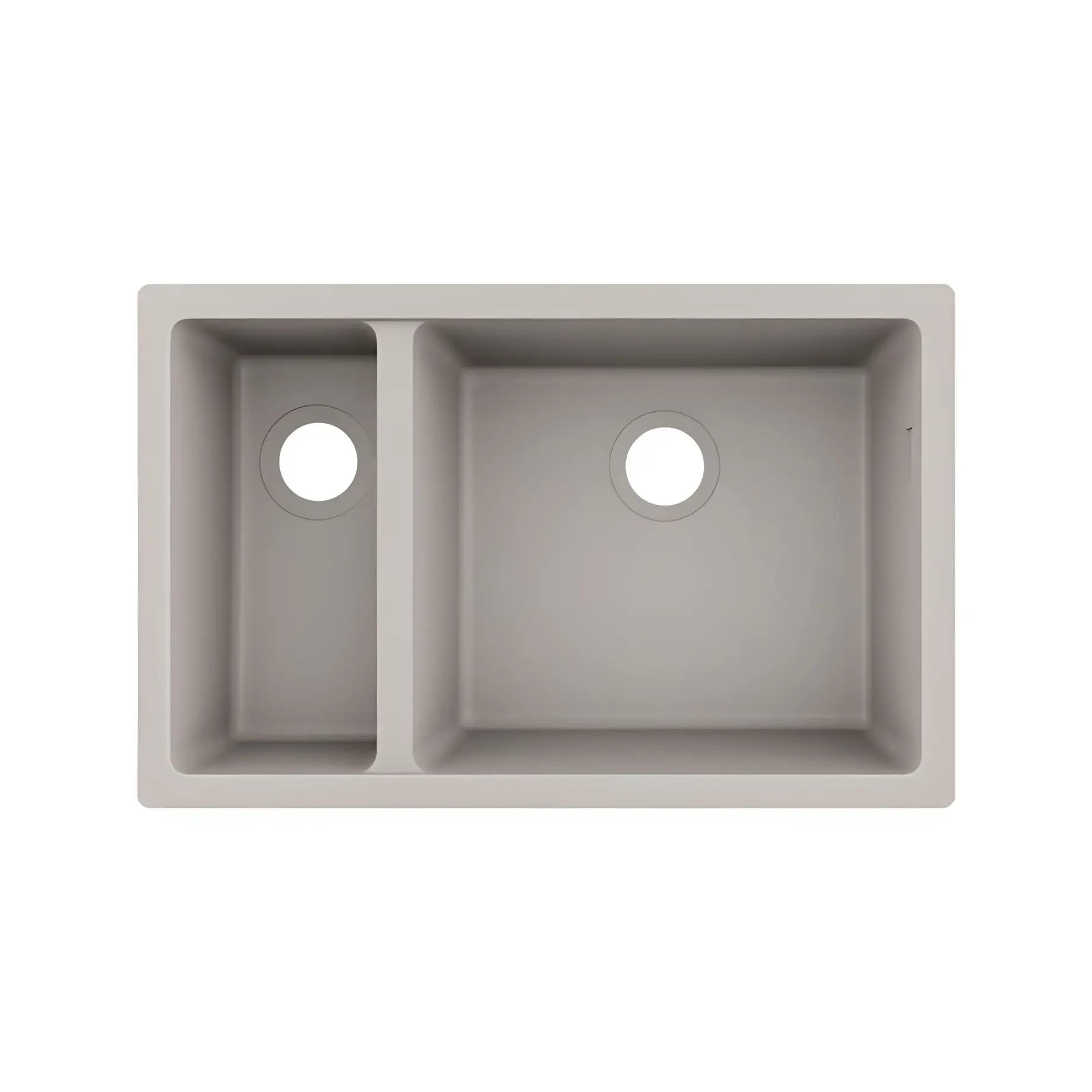 Кухонна мийка S51 S510-U635 Hansgrohe 43433380 Concrete Grey — вид на білому тлі