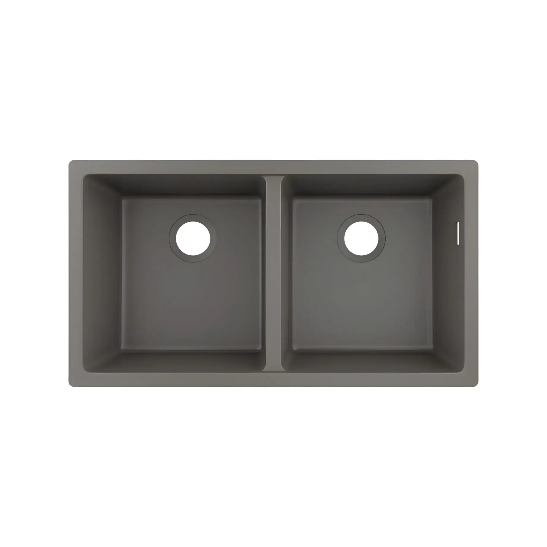 Кухонна мийка S51 S510-U770 Hansgrohe 43434290 Stone Grey — вид на білому тлі