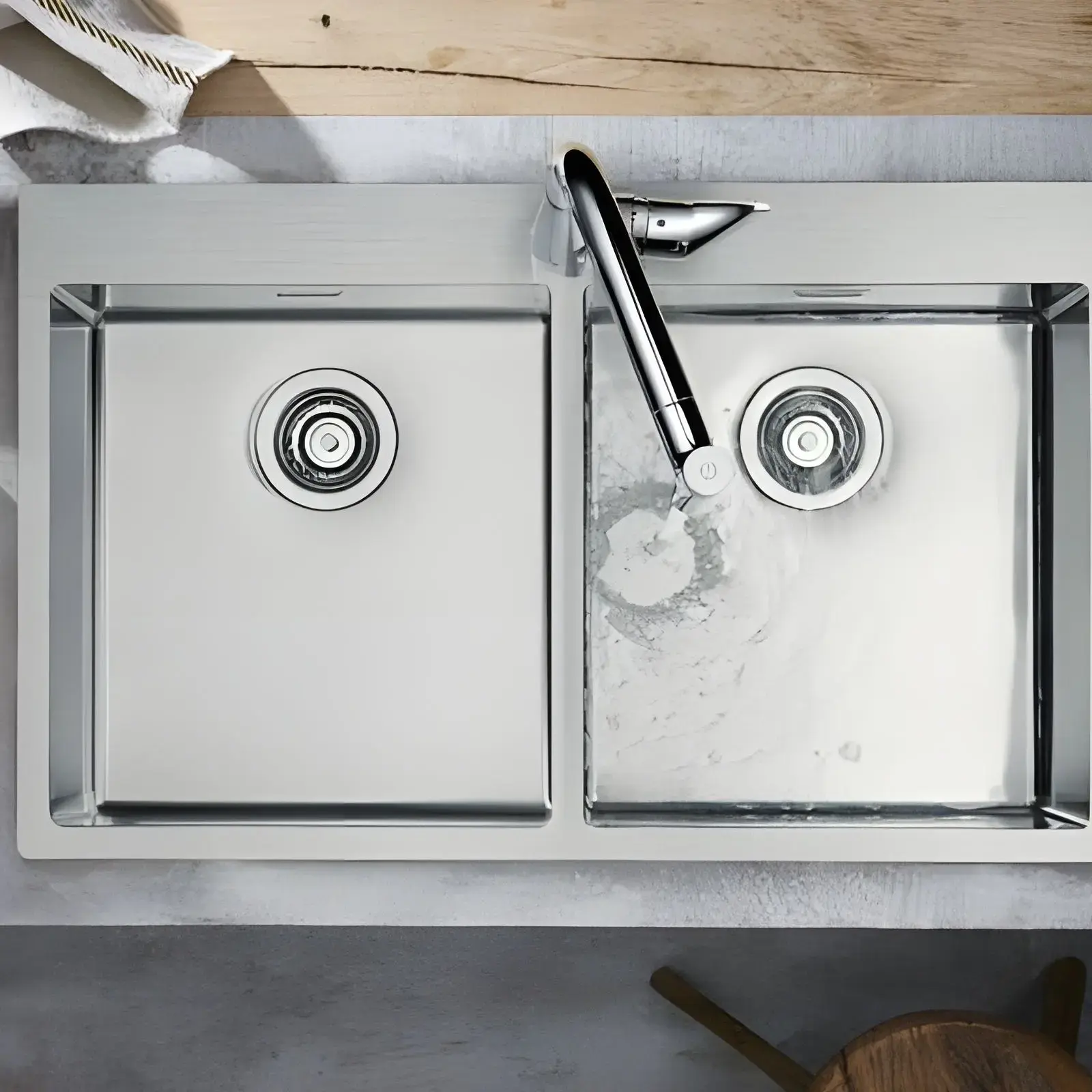 Кухонна мийка S71 S711-F655 Hansgrohe 43303800 — вид спереду
