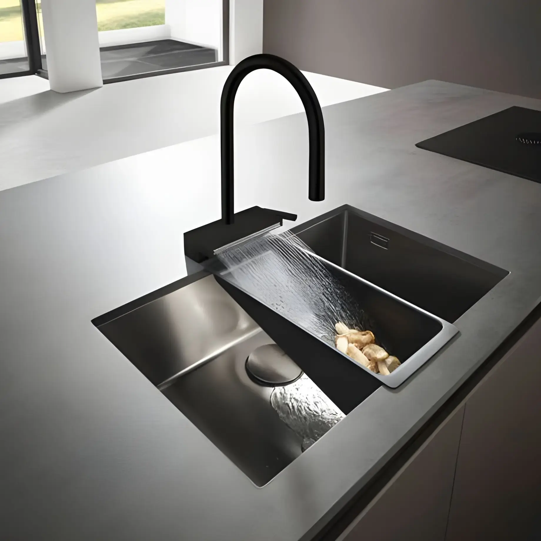 Кухонна мийка S71 S719-U660 Hansgrohe 43428800 — вид згори