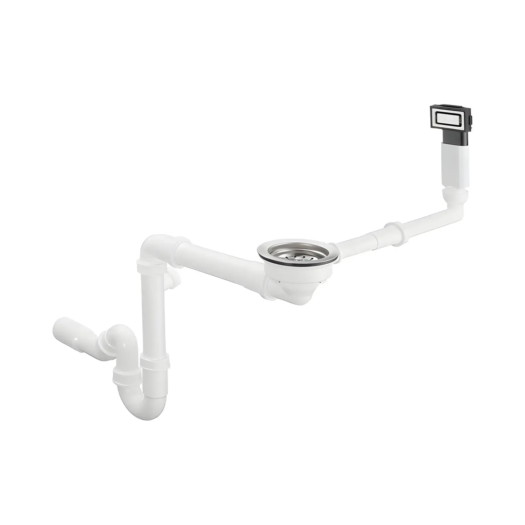 Сифон для мийки D14-10 Hansgrohe 43921800 — вид на білому тлі