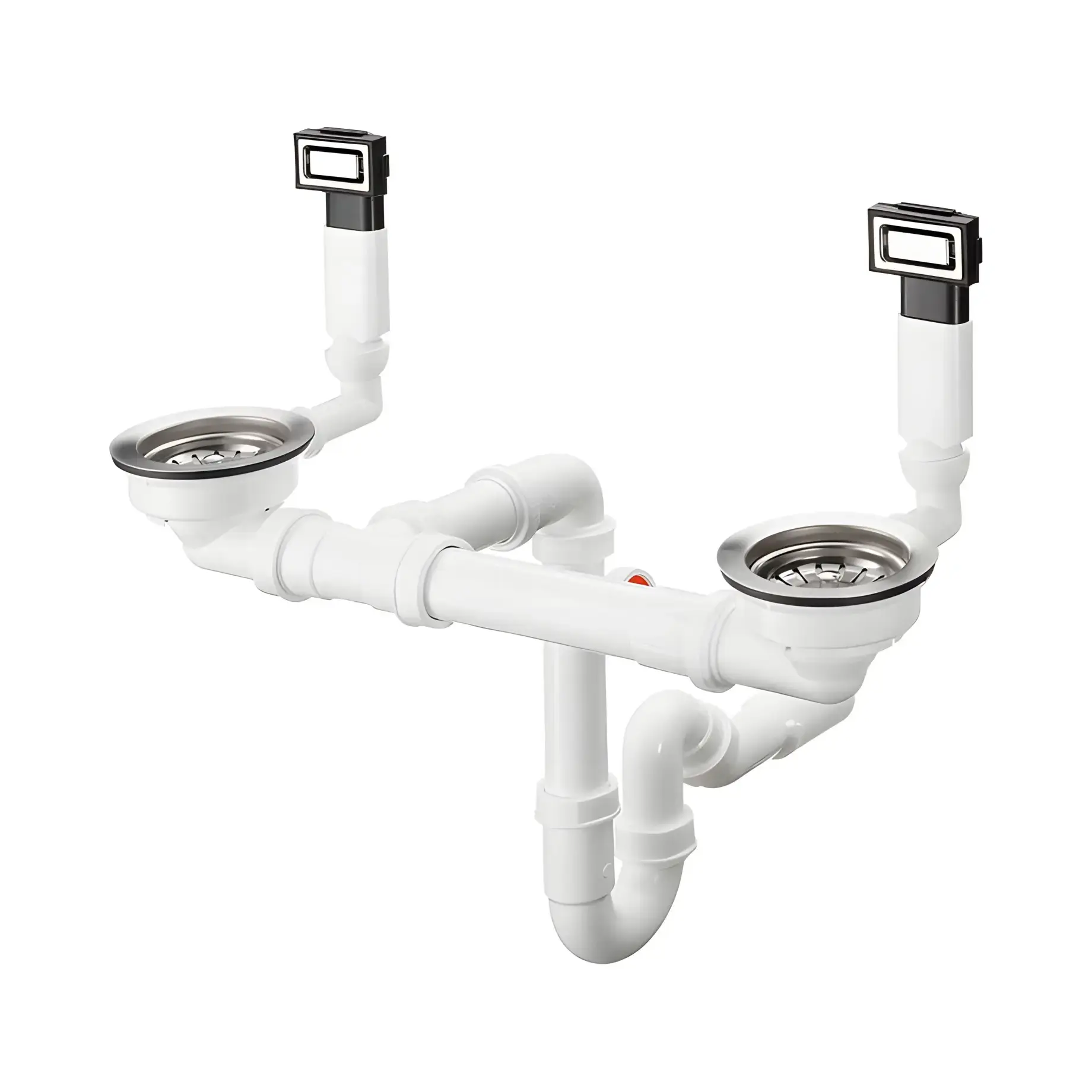 Сифон для мийки D15-10 Hansgrohe 43922800 — вид на білому тлі