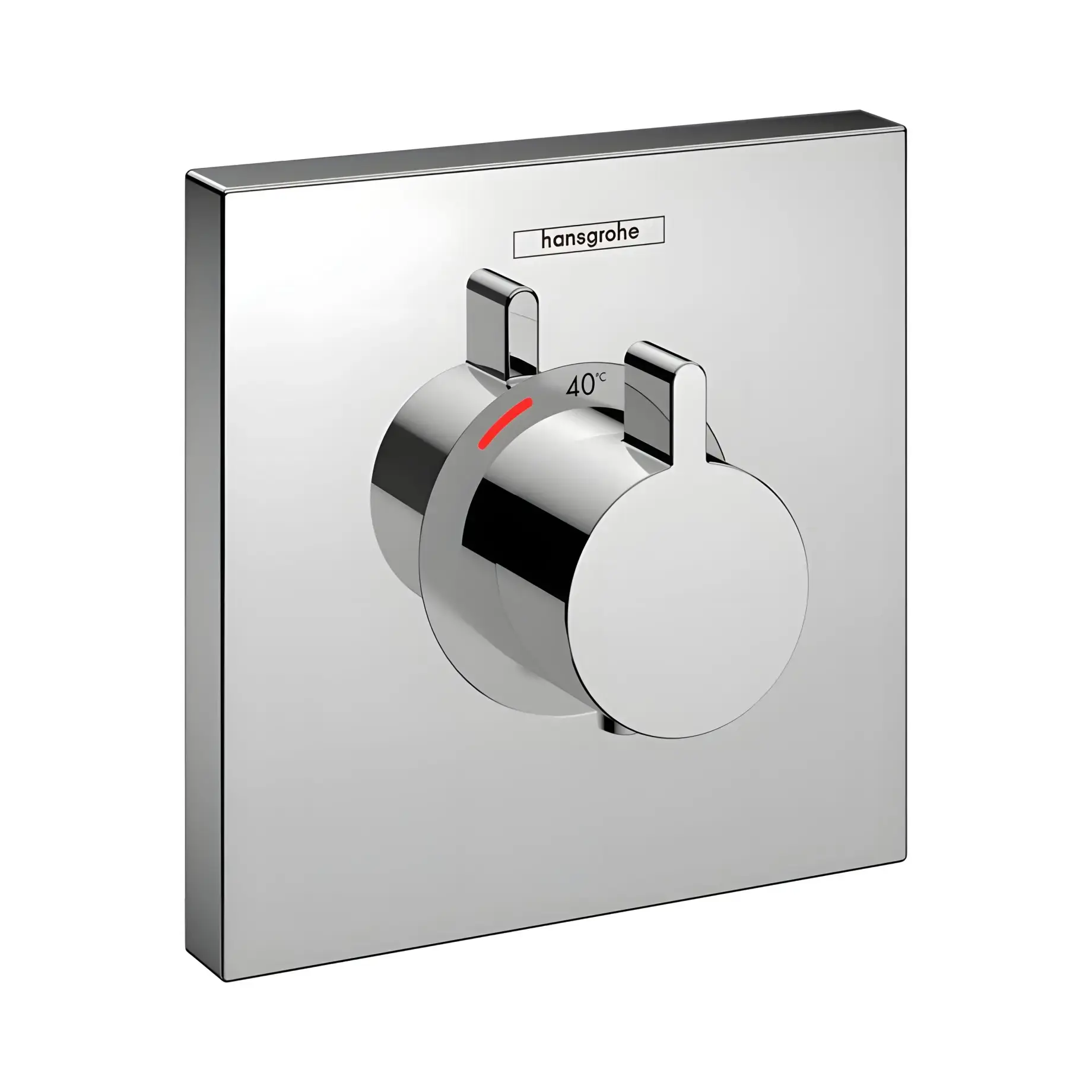Термостат для ванни та душу ShowerSelect Hansgrohe 15760000 Chrome — вид на білому тлі