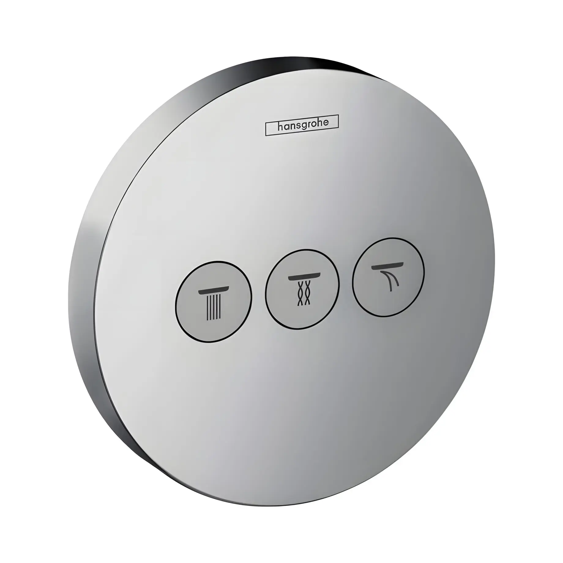 Запірний вентиль для ванни та душу ShowerSelect S Hansgrohe 15745000 Chrome — вид на білому тлі
