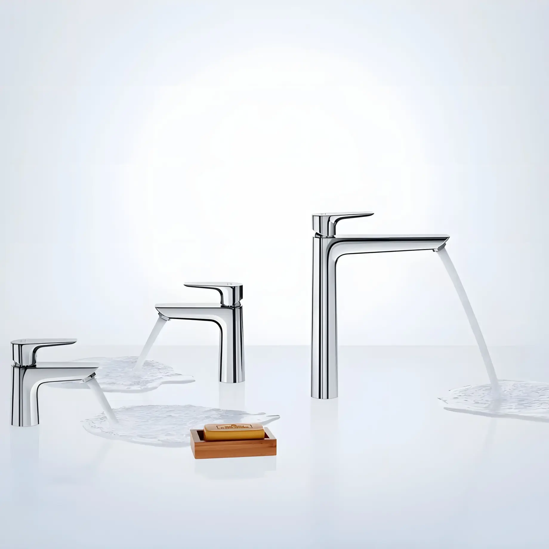 Змішувач для раковини Talis E Hansgrohe 71704000 — бічний ракурс