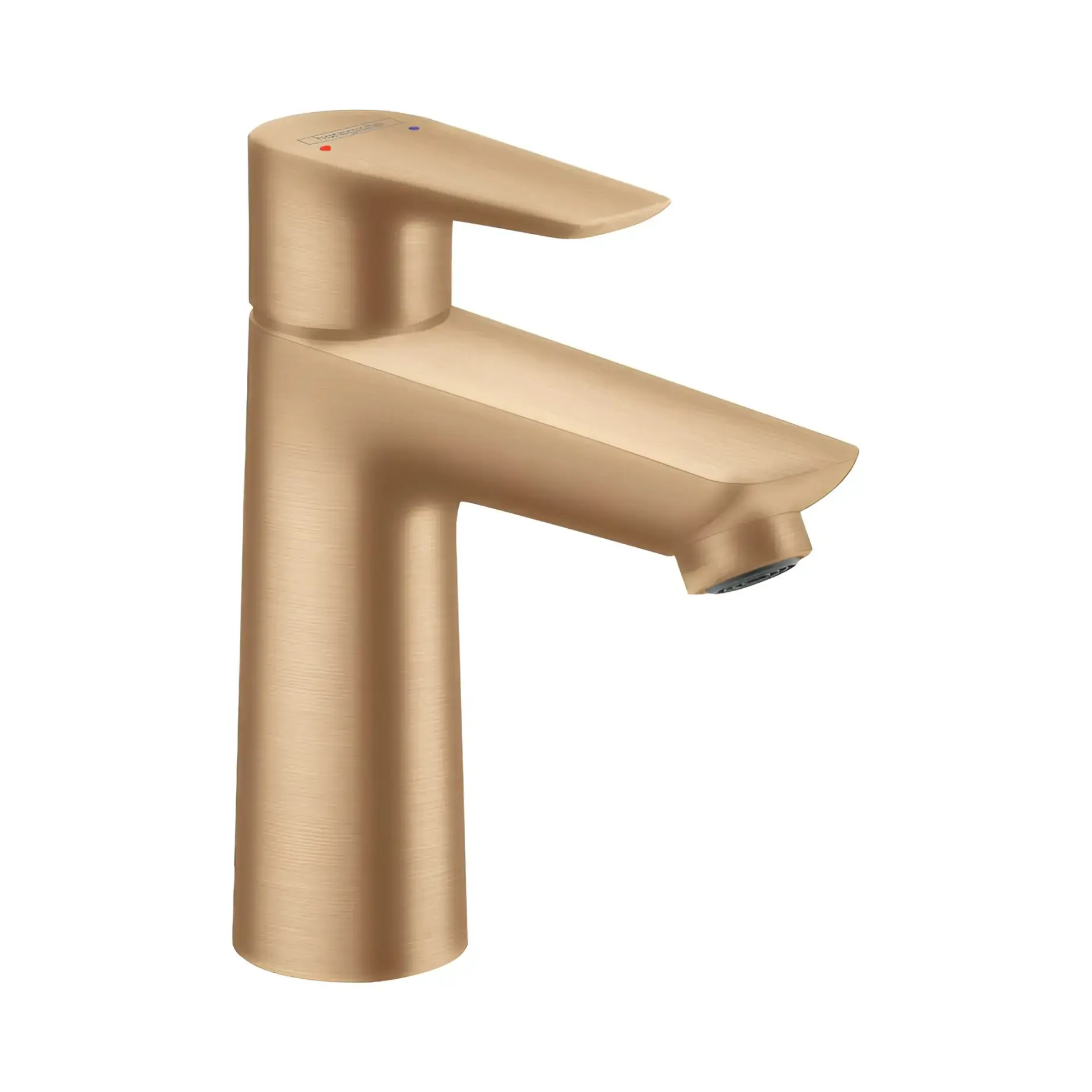 Змішувач для раковини Talis E 110 Hansgrohe 71710140 Brushed Bronze — вид на білому тлі