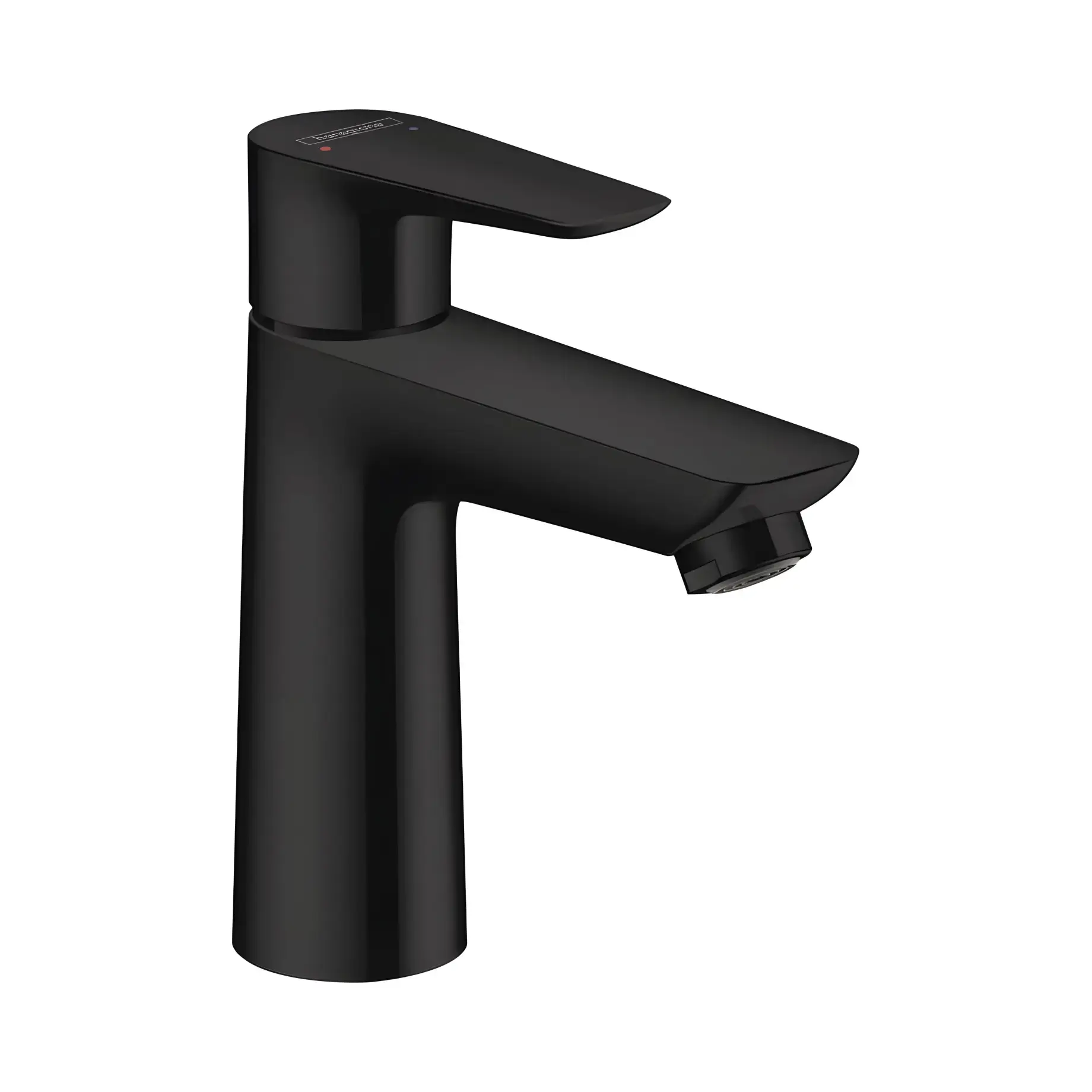 Змішувач для раковини Talis E Hansgrohe 71713670 Matt Black — вид на білому тлі