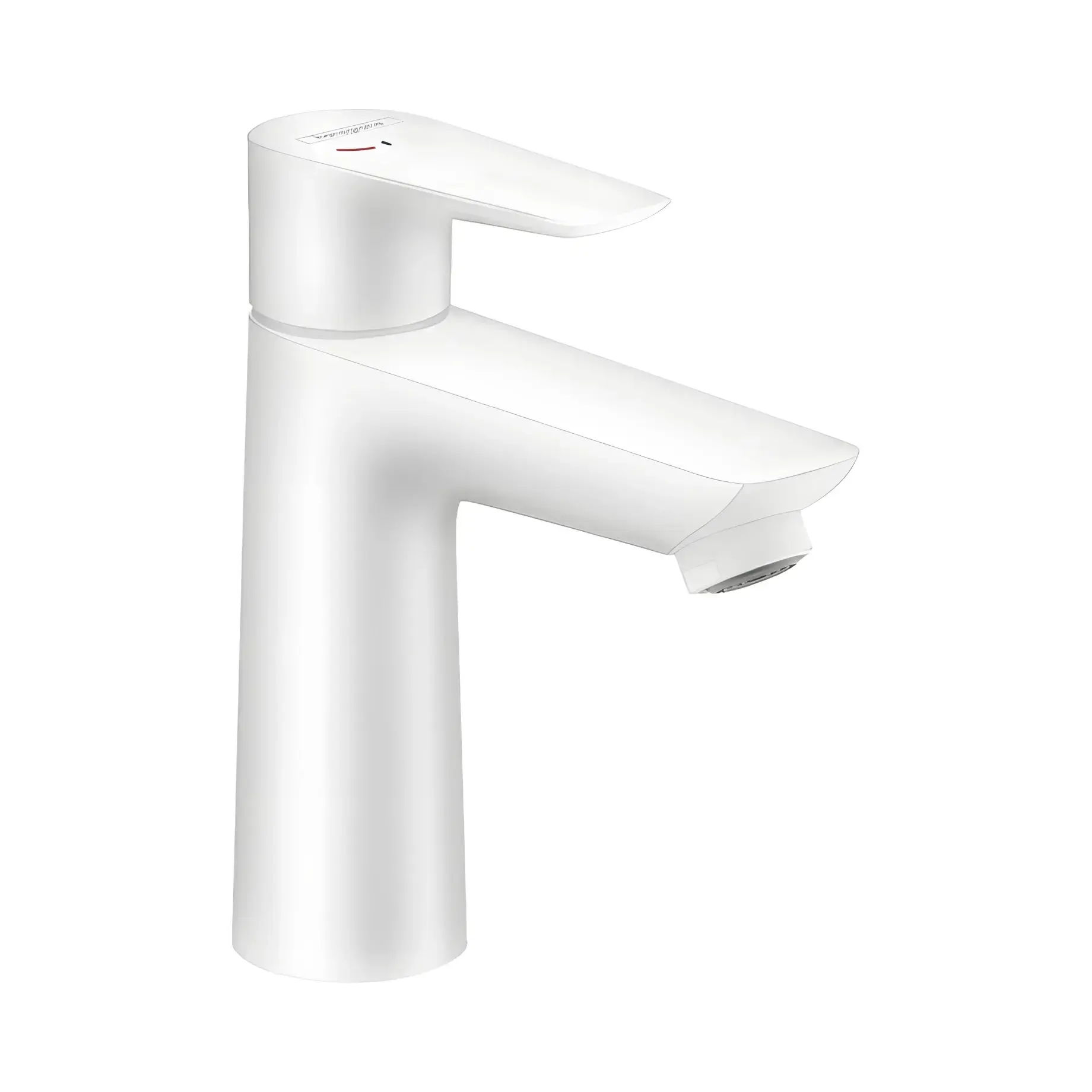 Змішувач для раковини Talis E Hansgrohe 71713700 White Matt — вид на білому тлі