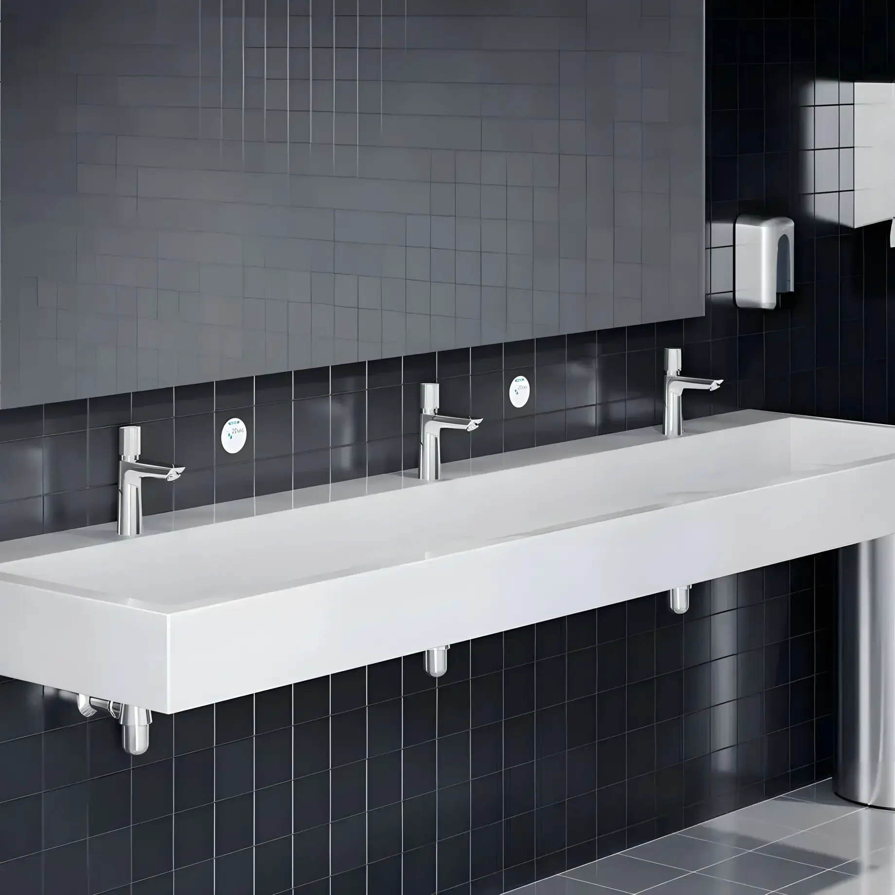 Кран для раковини Talis E Self-closing Hansgrohe 71719000 — бічний ракурс
