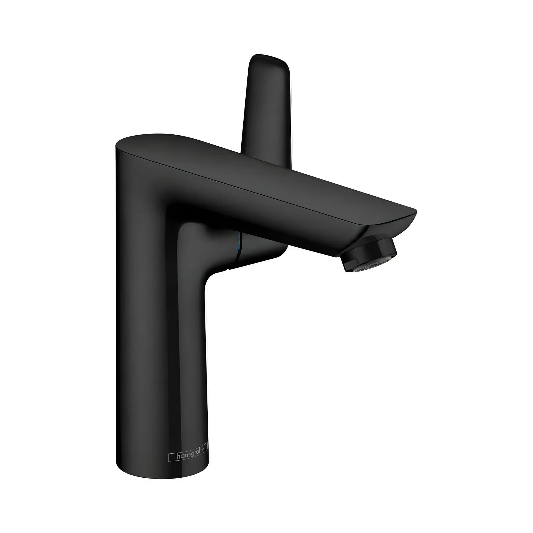 Змішувач для раковини Talis E Hansgrohe 71754670 Matt Black — вид на білому тлі
