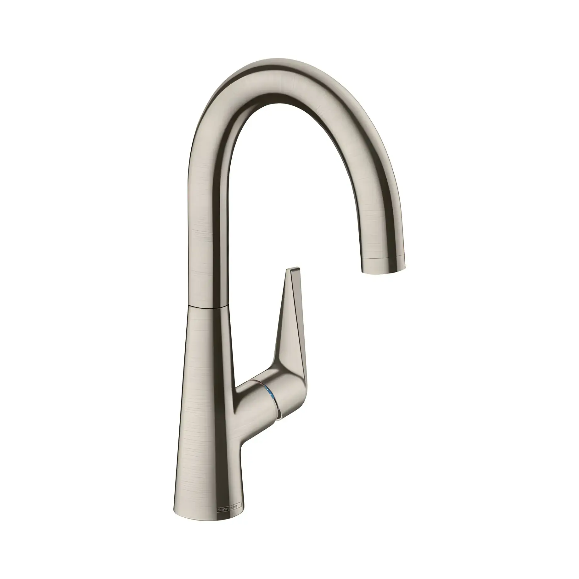 Змішувач для кухні Talis M51 Hansgrohe 72810800 Stainless Steel Finish — вид на білому тлі