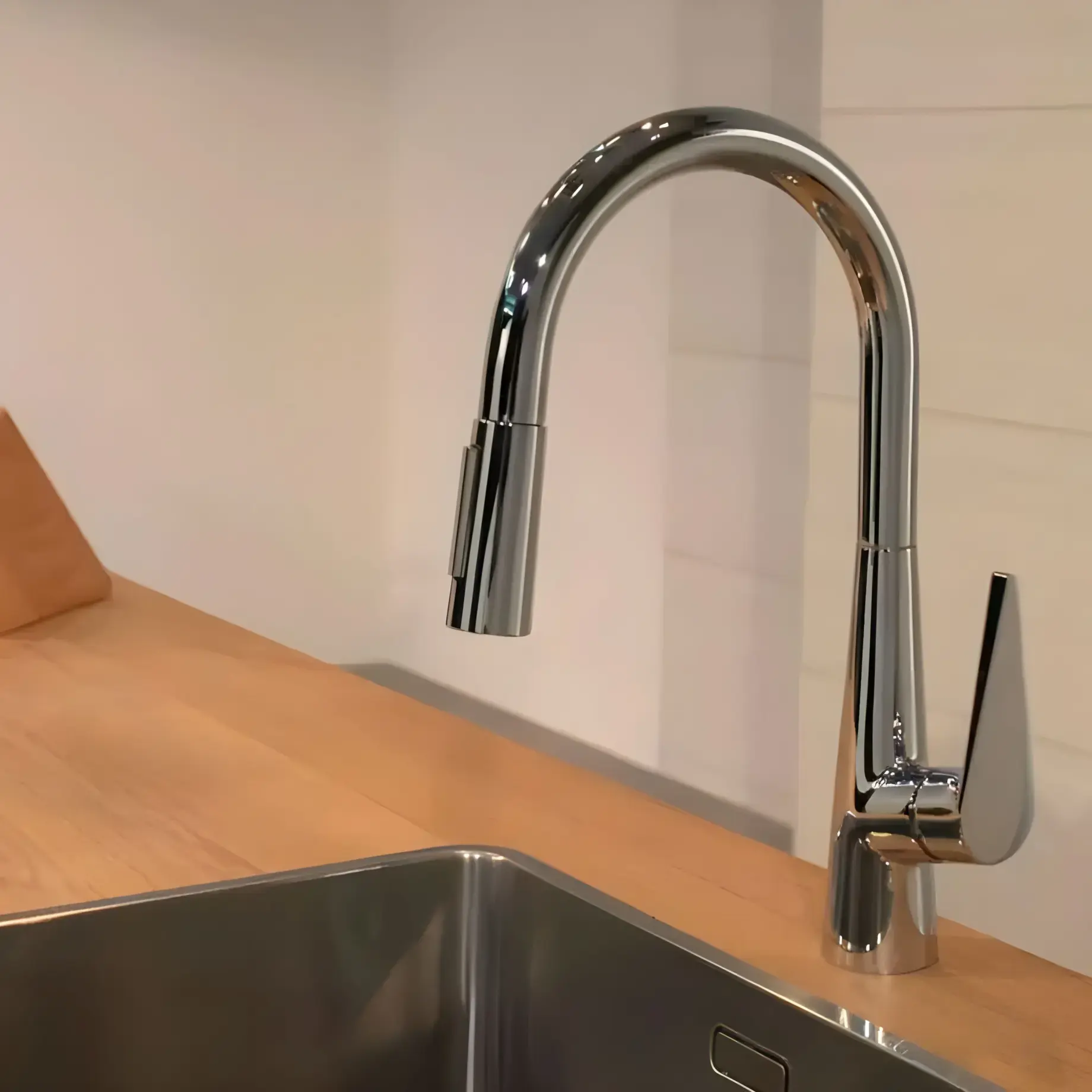 Змішувач для кухні Talis M51 Hansgrohe 72815000 Chrome — бічний ракурс