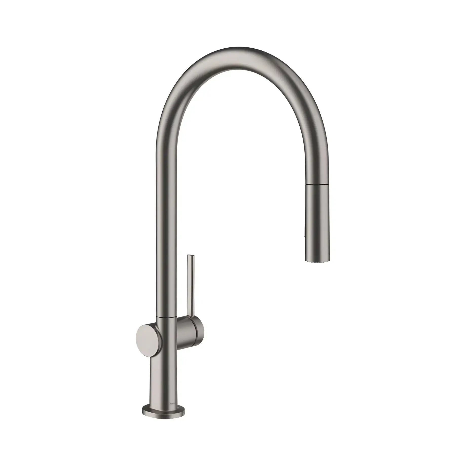 Змішувач для кухні Talis M54 Hansgrohe 72800340 Brushed Black Chrome — вид на білому тлі
