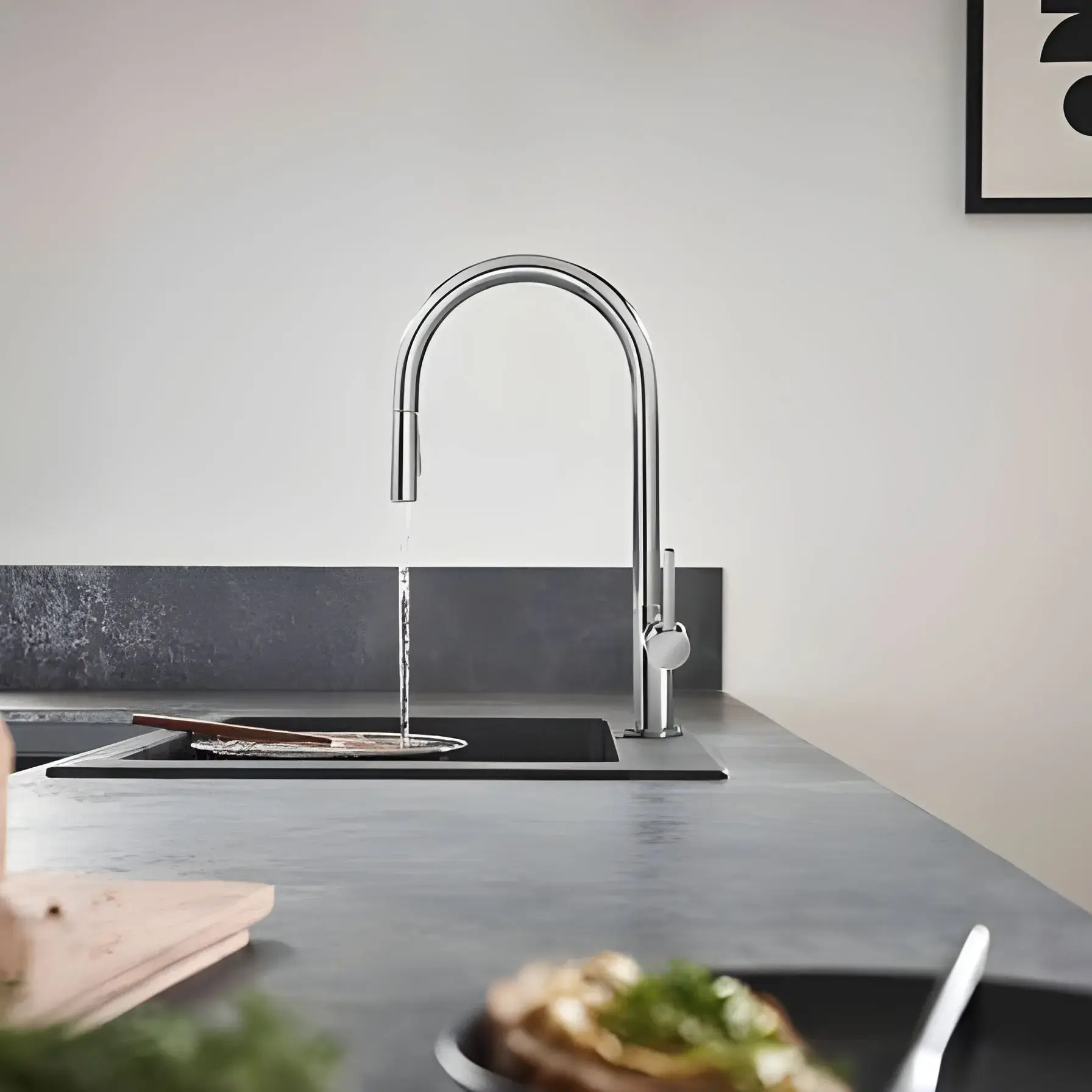 Змішувач для кухні Talis M54 Hansgrohe 72801000 Chrome — вид спереду