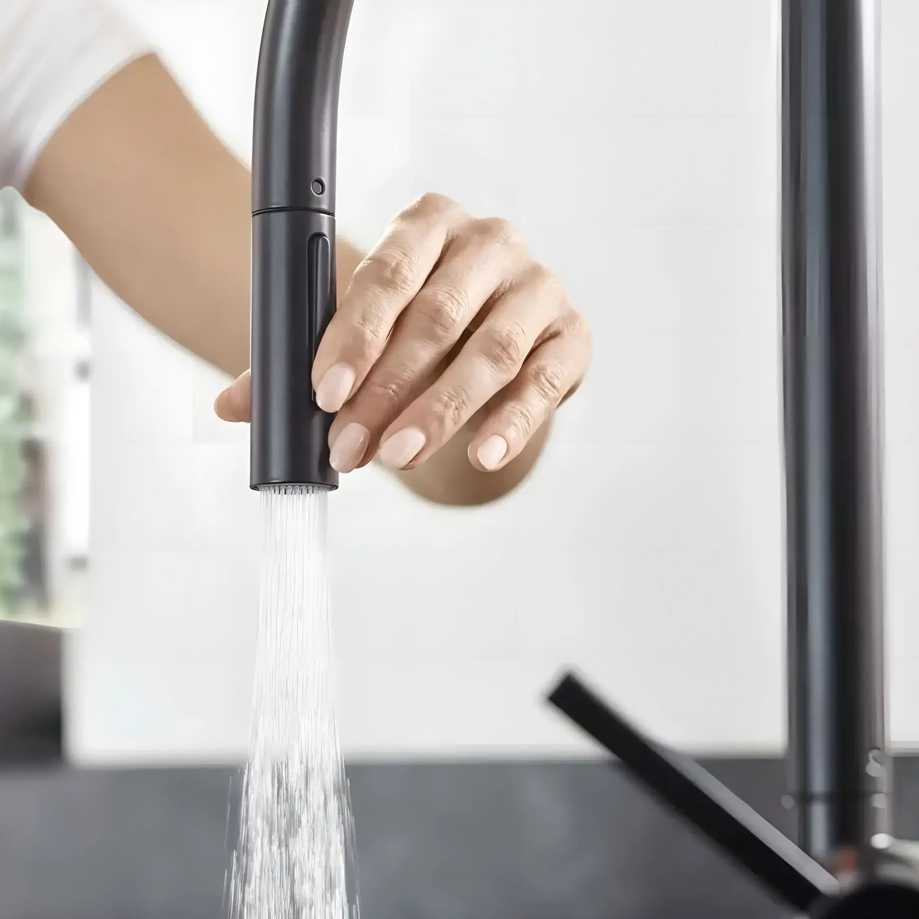 Змішувач для кухні Talis M54 Hansgrohe 72801670 Matt Black — вид згори