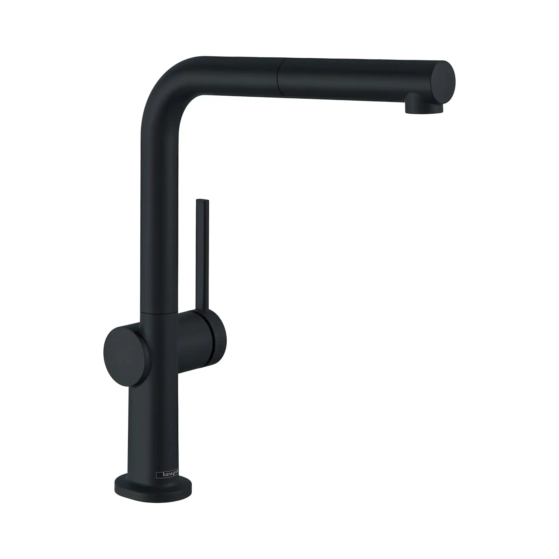 Змішувач для кухні Talis M54 Hansgrohe 72809670 Matt Black — вид на білому тлі