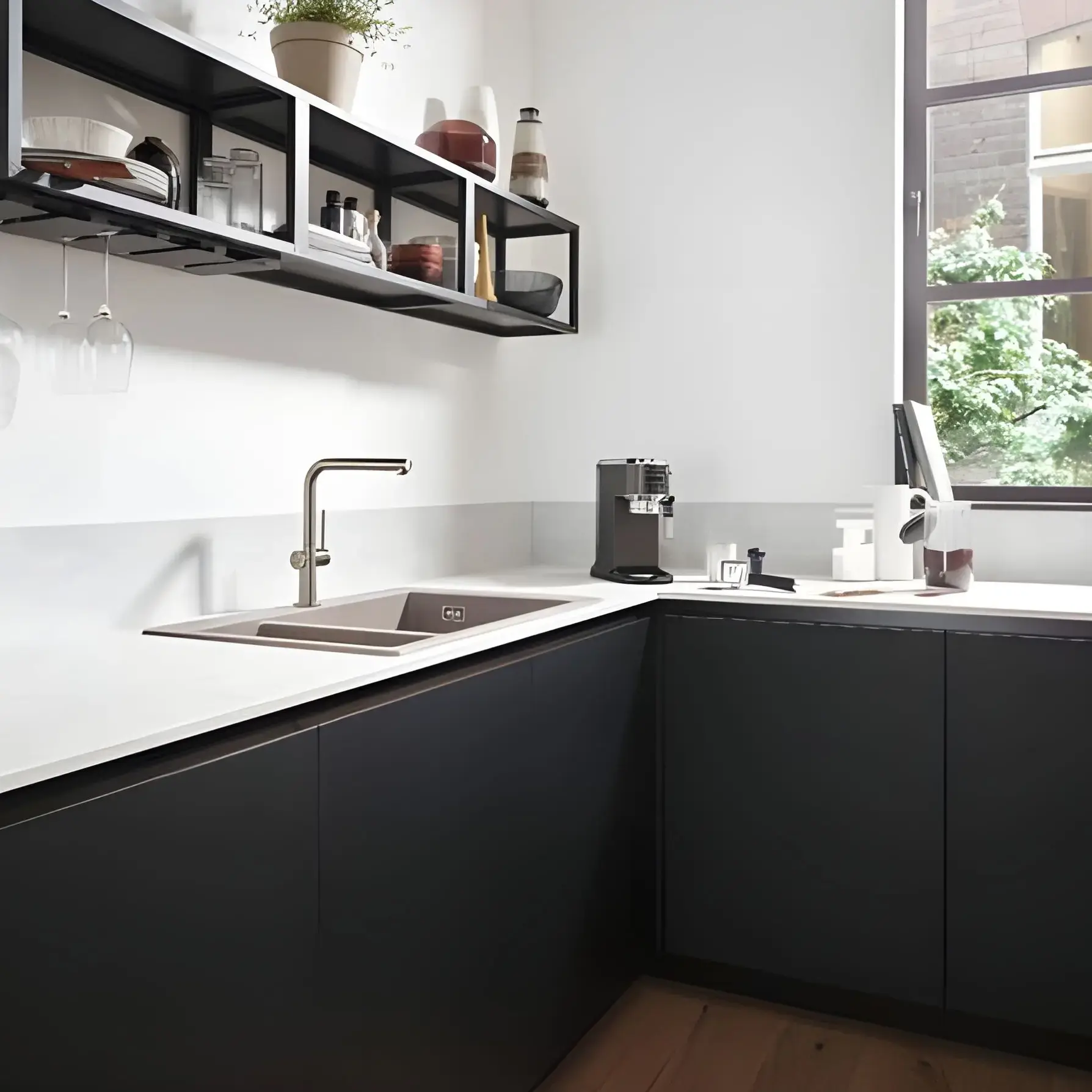 Змішувач для кухні Talis M54 Hansgrohe 72809800 Stainless Steel Finish — вид спереду
