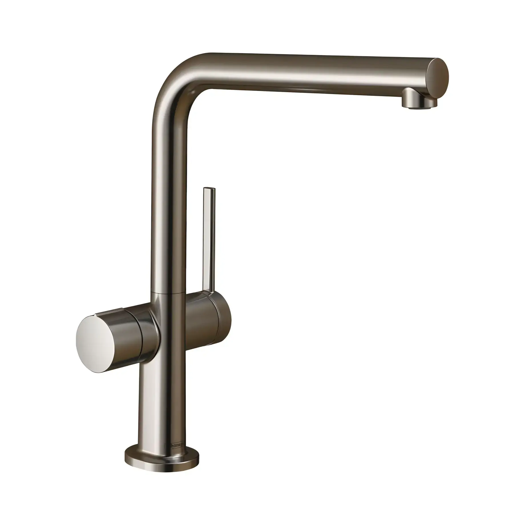 Змішувач для кухні Talis M54 Hansgrohe 72827800 Stainless Steel Finish — вид на білому тлі