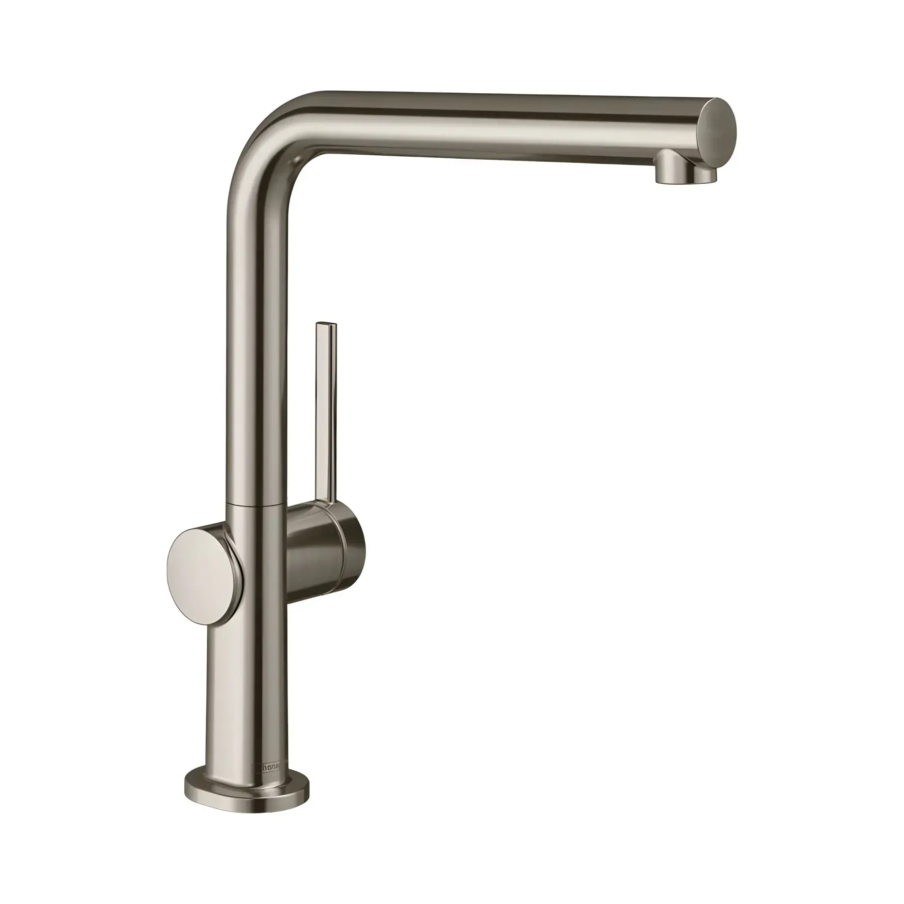 Змішувач для кухні Talis M54 Hansgrohe 72840800 Stainless Steel Finish — вид на білому тлі