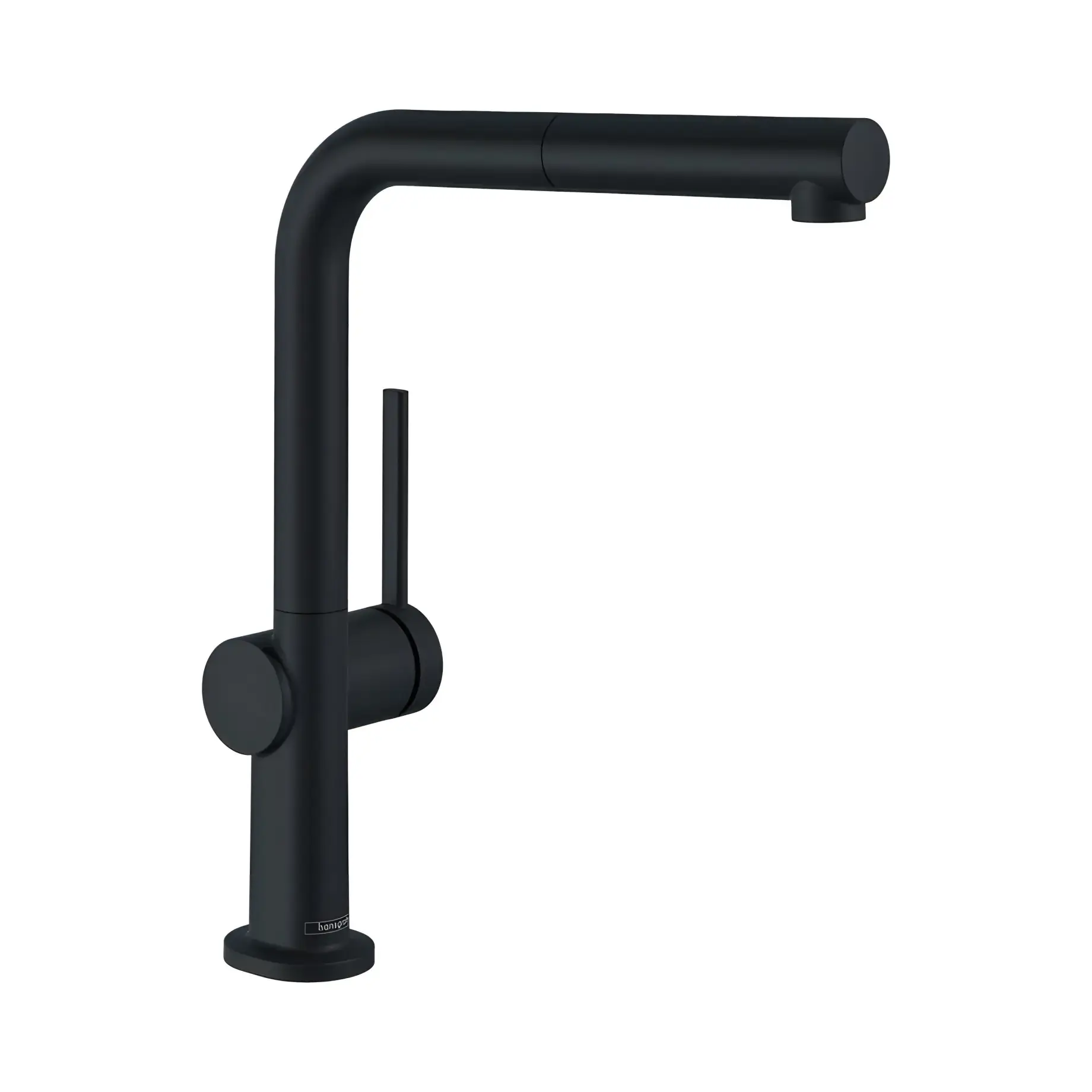 Змішувач для кухні Talis M54 Hansgrohe 72845670 Matt Black — вид на білому тлі