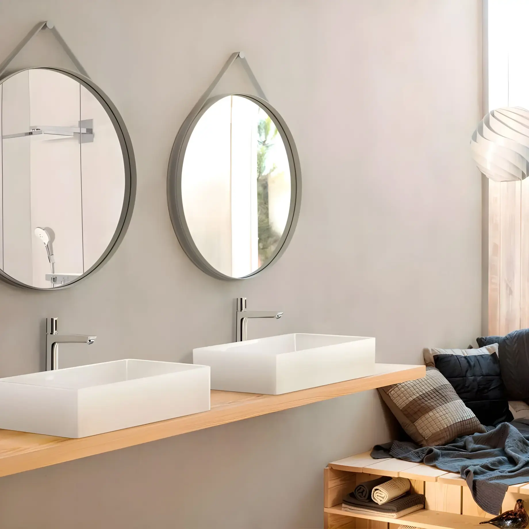Змішувач для раковини Talis Select E Hansgrohe 71753000 — вид спереду