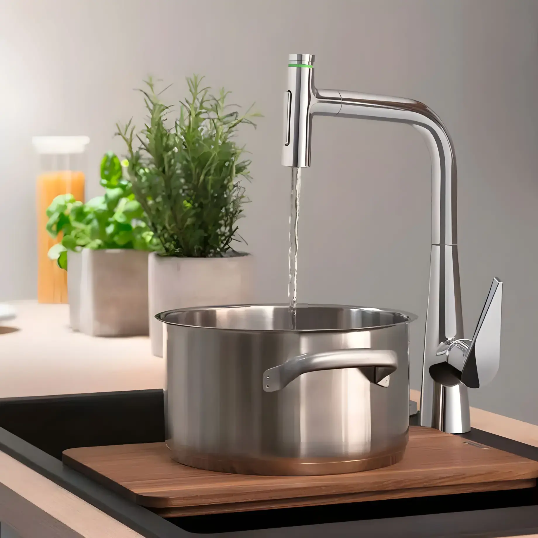 Змішувач для кухні Talis Select M51 Hansgrohe 73867000 Chrome — вид спереду