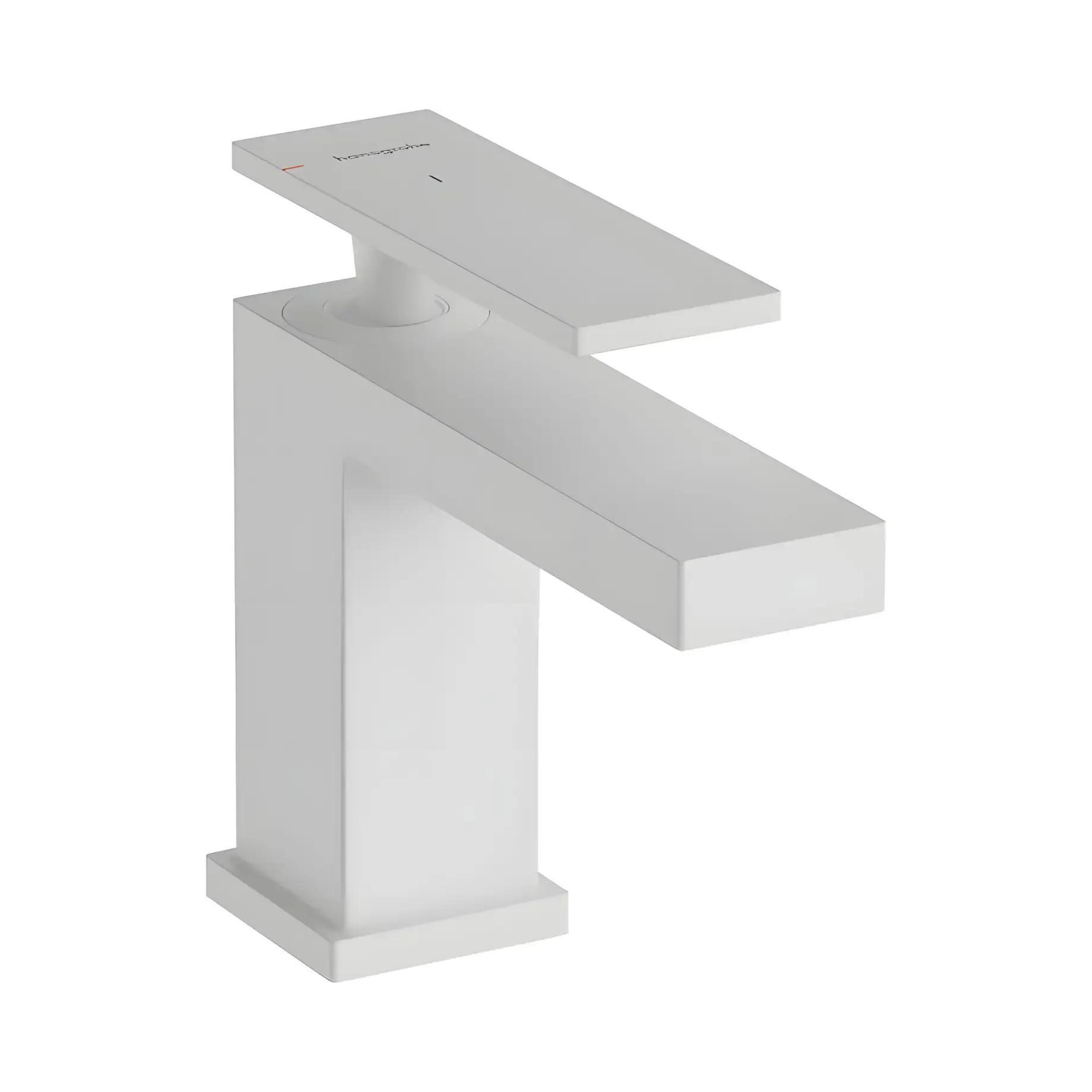 Змішувач для раковини Tecturis E Hansgrohe 73002700 White Matt — вид на білому тлі