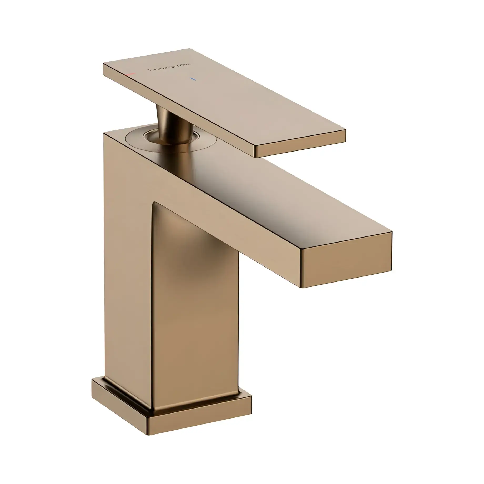 Змішувач для раковини Tecturis E Hansgrohe 73004140 Brushed Bronze — вид на білому тлі