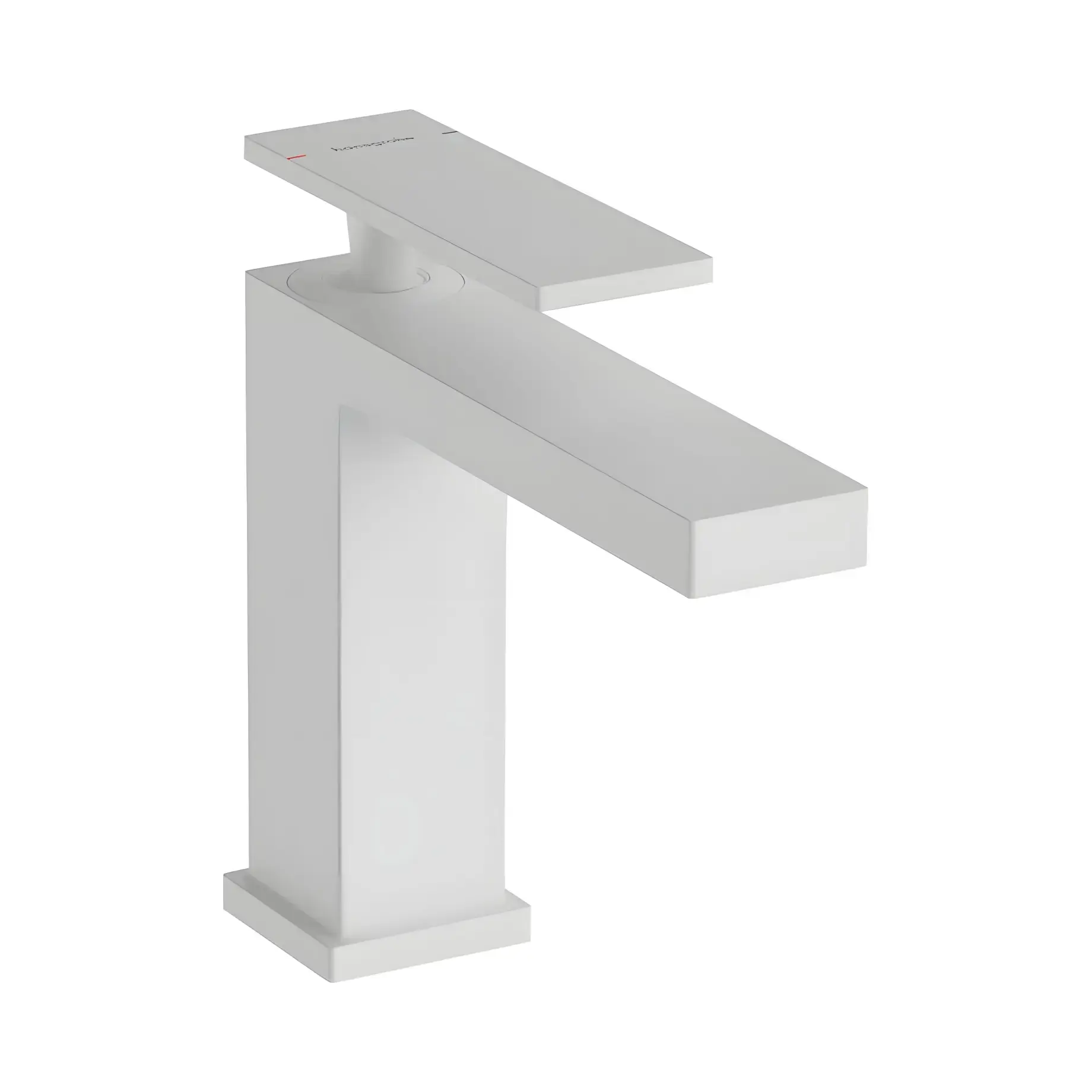 Змішувач для раковини Tecturis E Hansgrohe 73011700 White Matt — вид на білому тлі