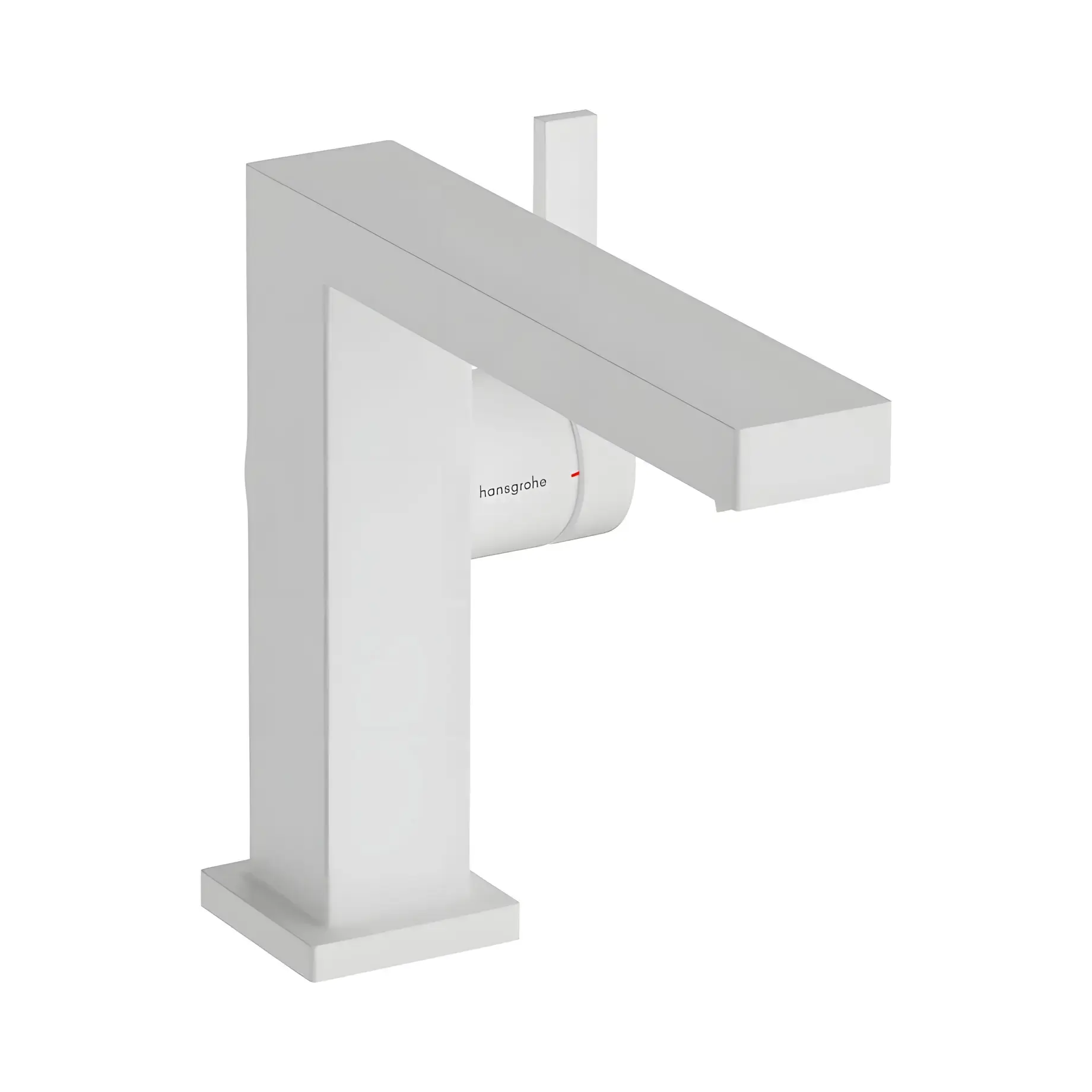 Змішувач для раковини Tecturis E Hansgrohe 73020700 White Matt — вид на білому тлі